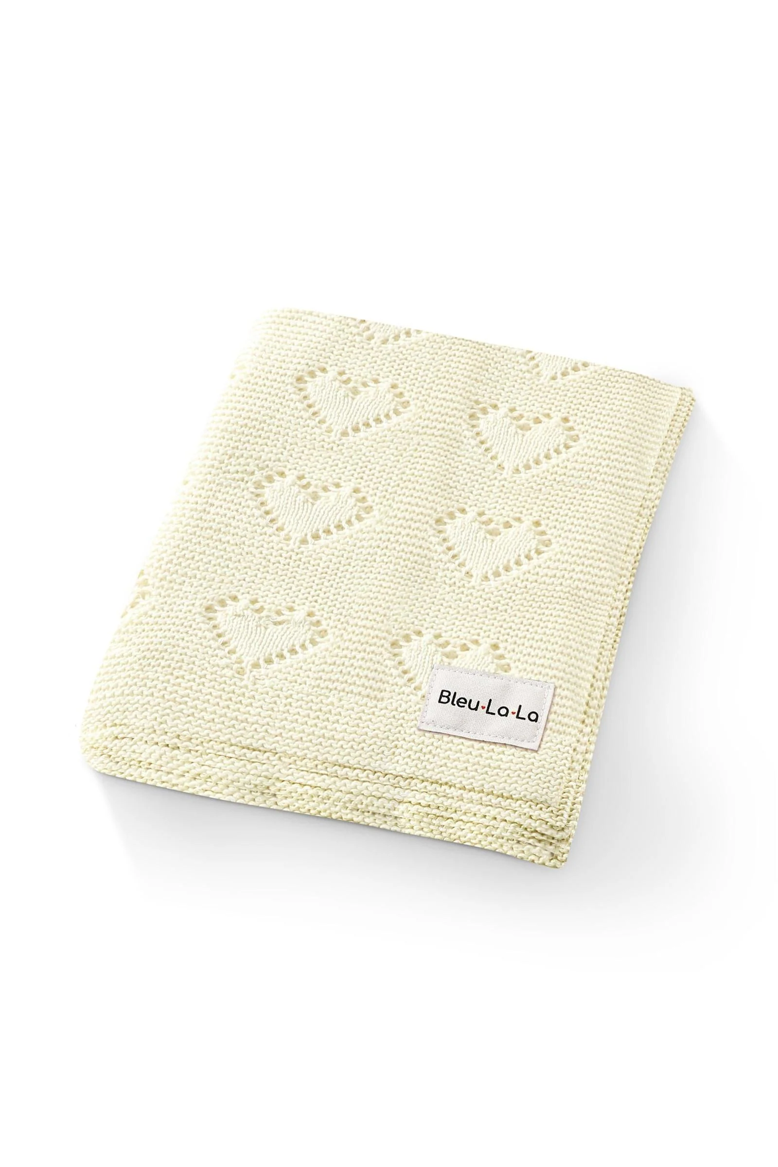 Knit Heart Luxury Swaddle Blanket, 100% OEKO Tex Pima Cotton - Image 17