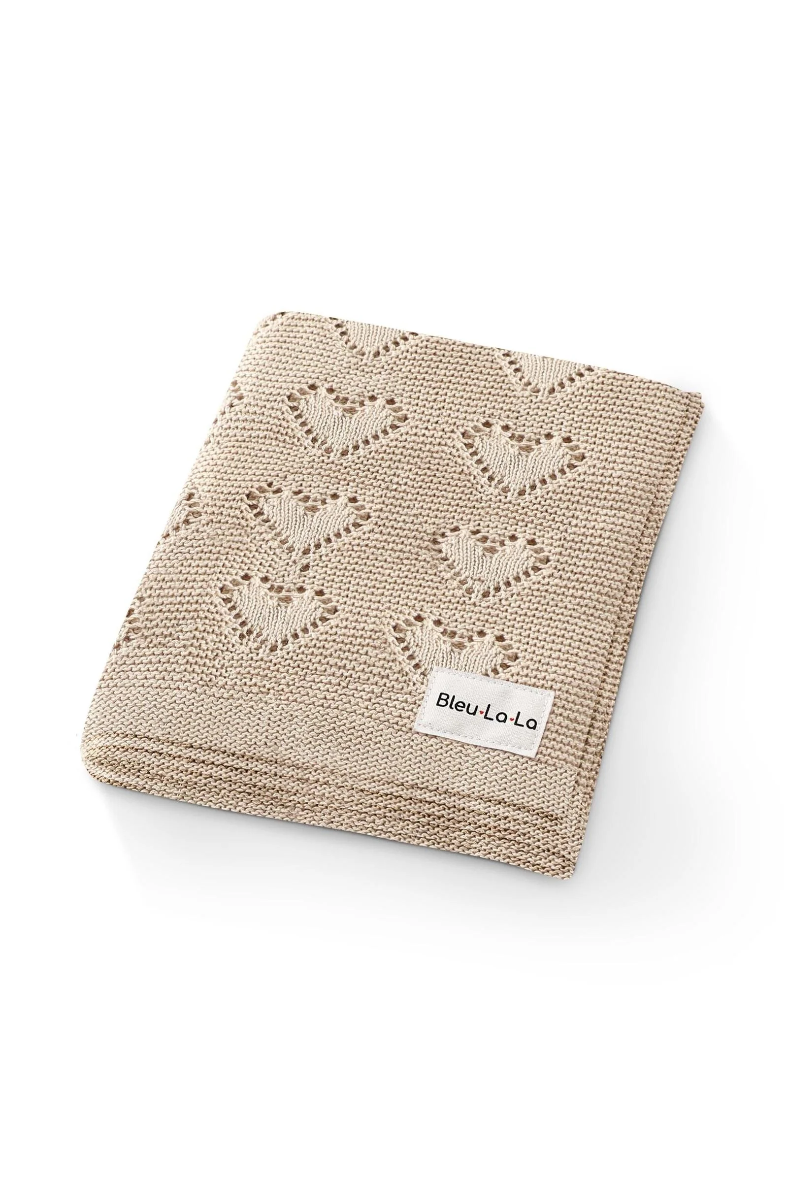 Knit Heart Luxury Swaddle Blanket, 100% OEKO Tex Pima Cotton - Image 19