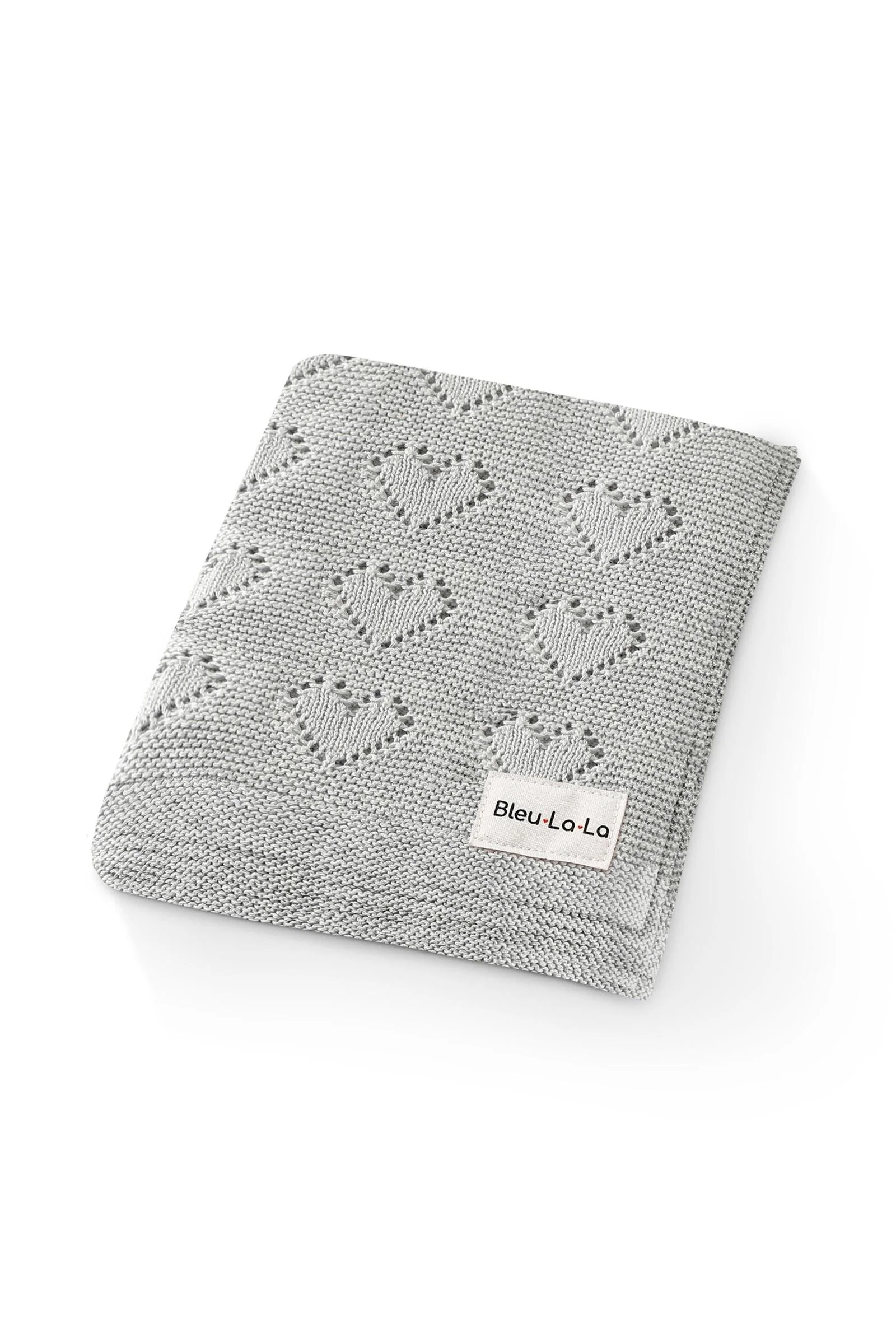 Knit Heart Luxury Swaddle Blanket, 100% OEKO Tex Pima Cotton - Image 20
