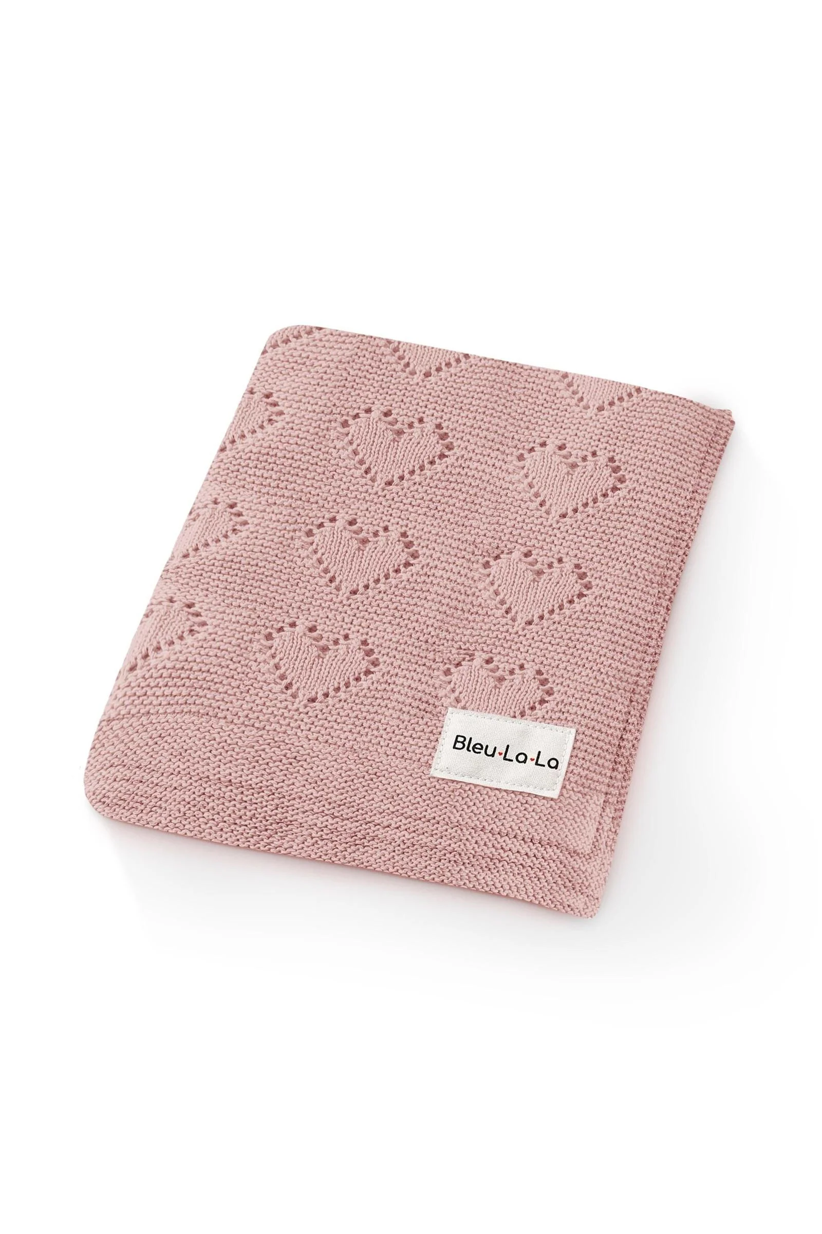 Knit Heart Luxury Swaddle Blanket, 100% OEKO Tex Pima Cotton - Image 21