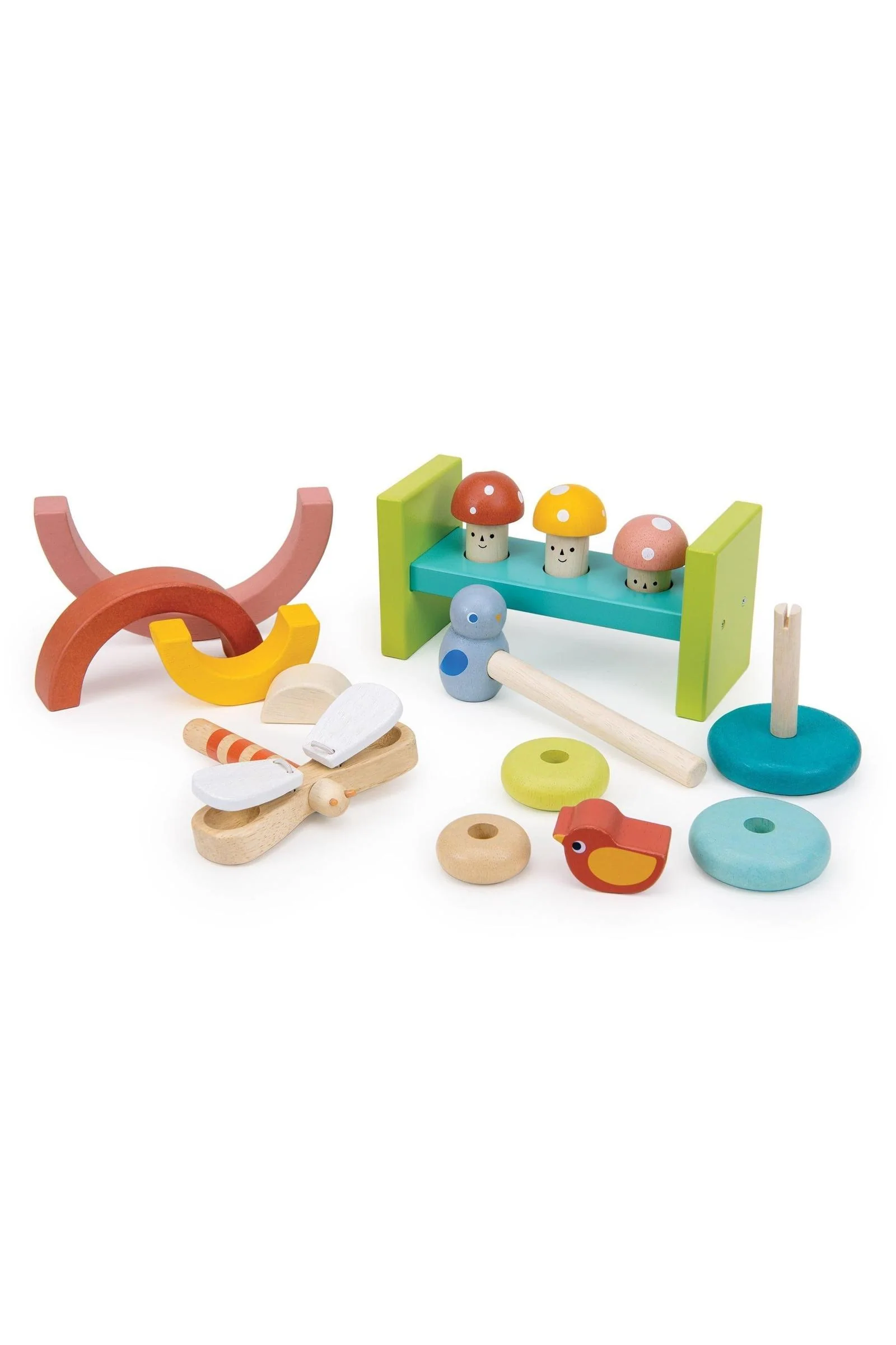 Mentari Wooden Toys, 18 Months Garden Playtime Set - Image 2