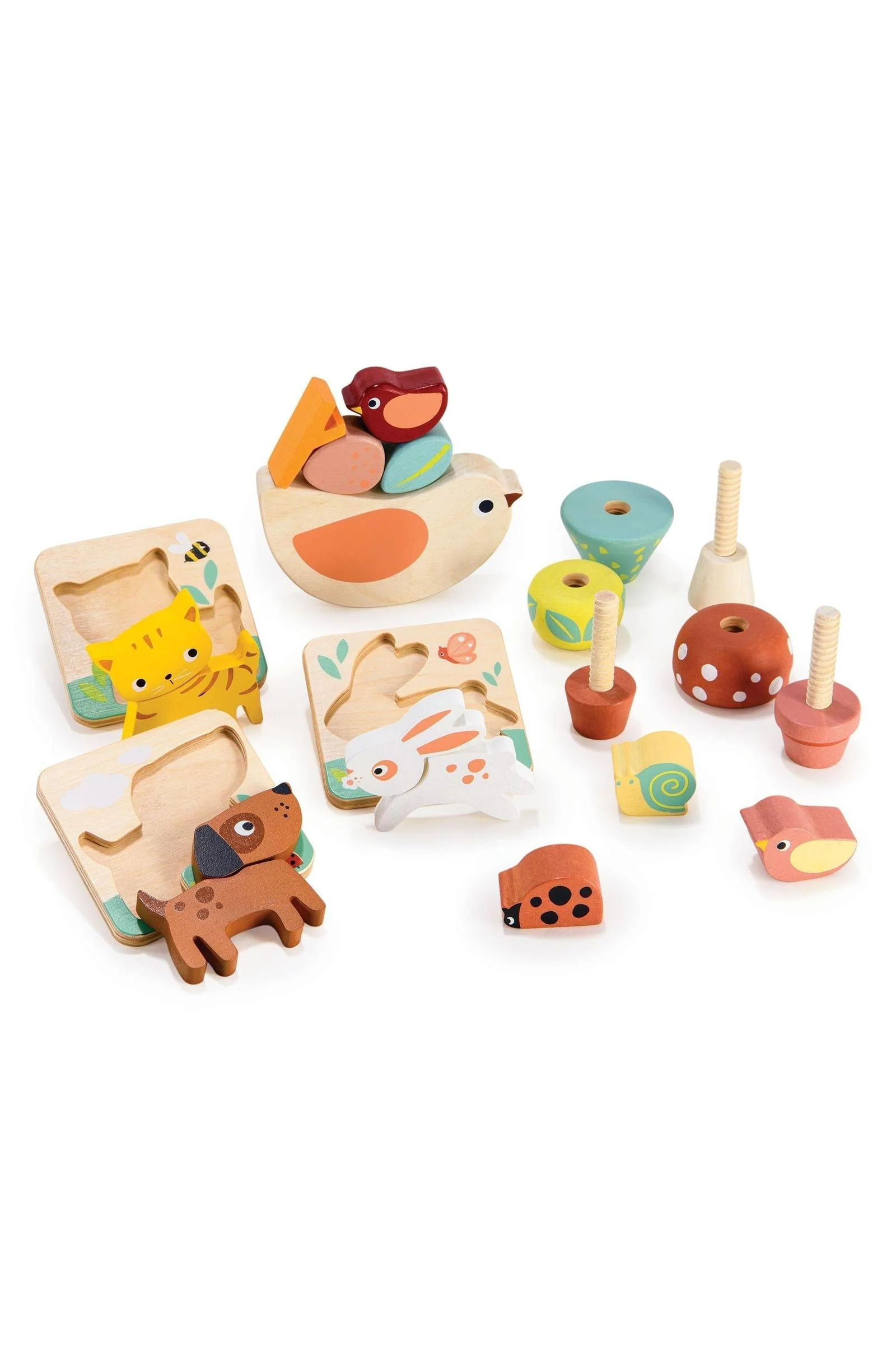 Mentari Wooden Toys, 24 Months Garden Playtime Set - Image 2
