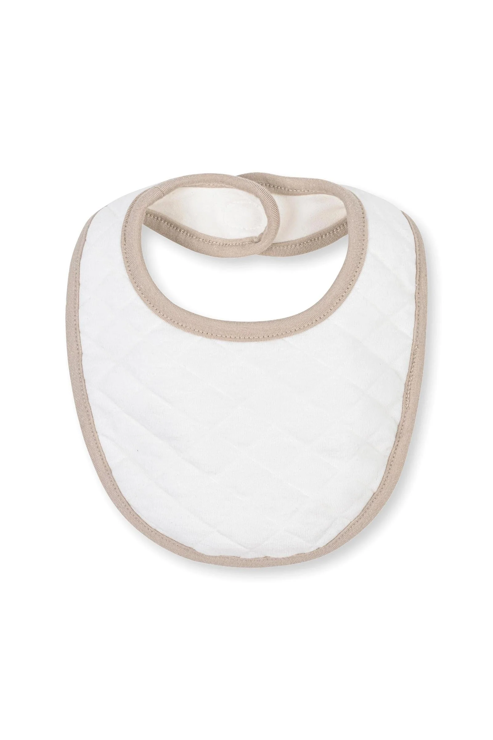 Hope & Henry 3-Piece Organic Cotton Knit Gift Set for Babies, White & Taupe, 0-12M - Image 6