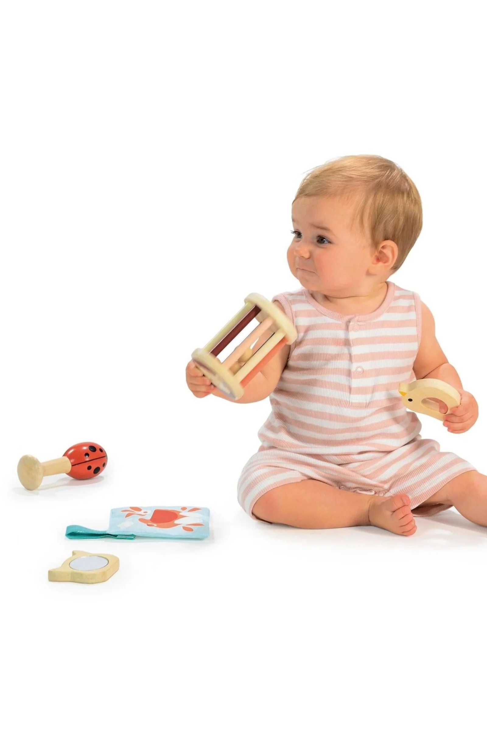 Mentari Wooden Toys, 6 Months Garden Playtime Set - Image 4