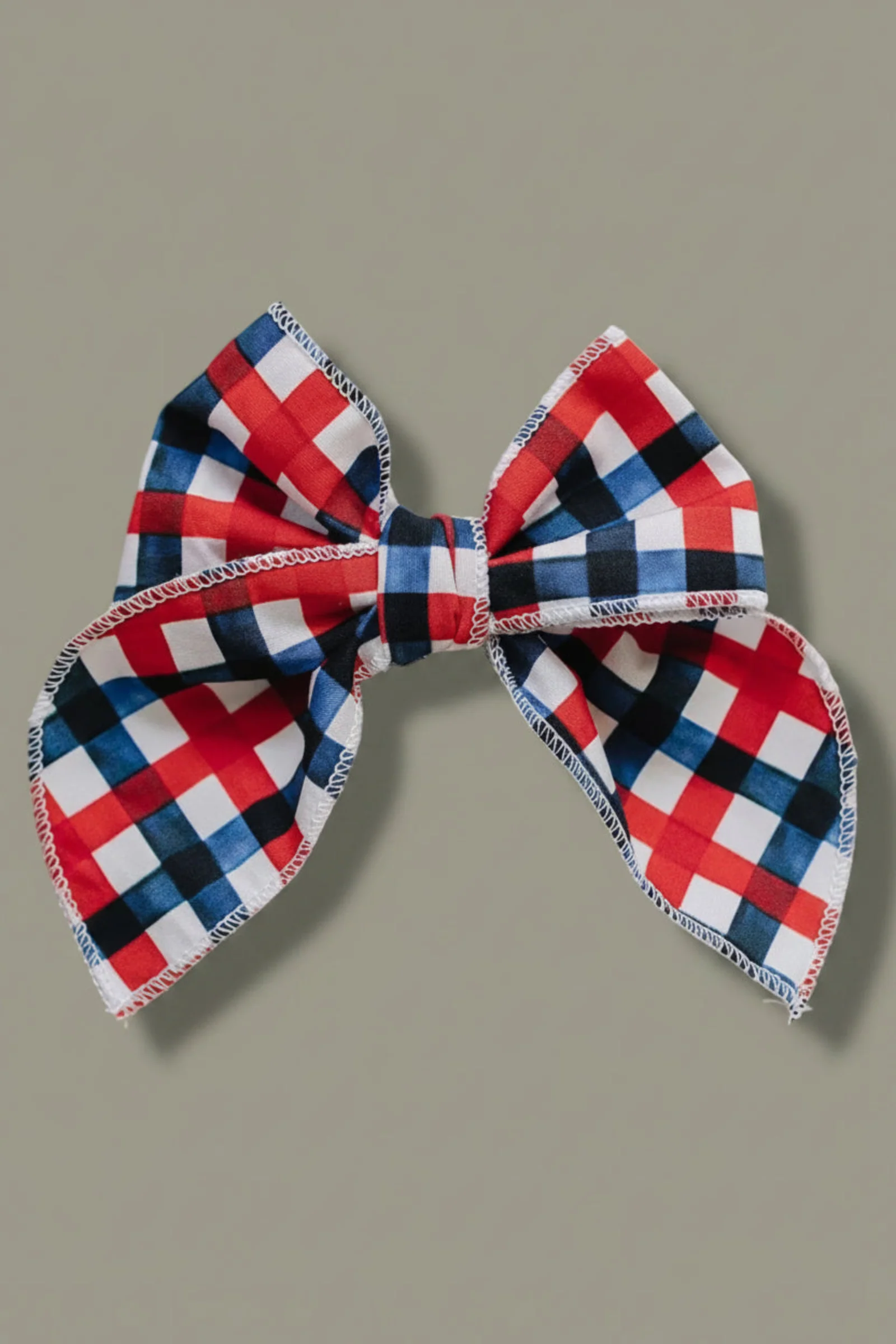 All American Plaid Hair Bows - Image 10