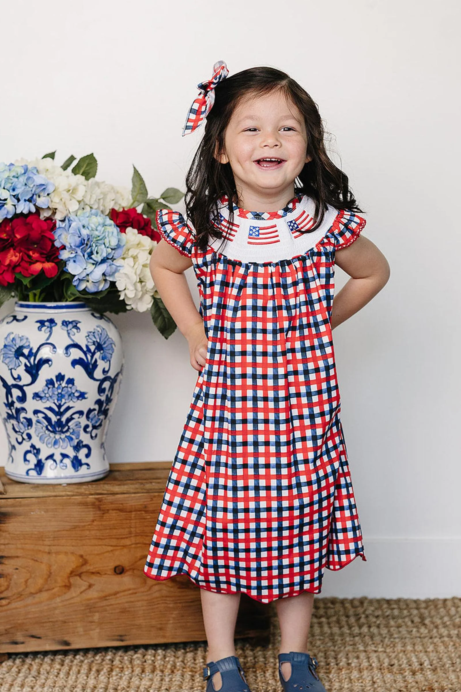 All American Plaid Hair Bows - Image 5