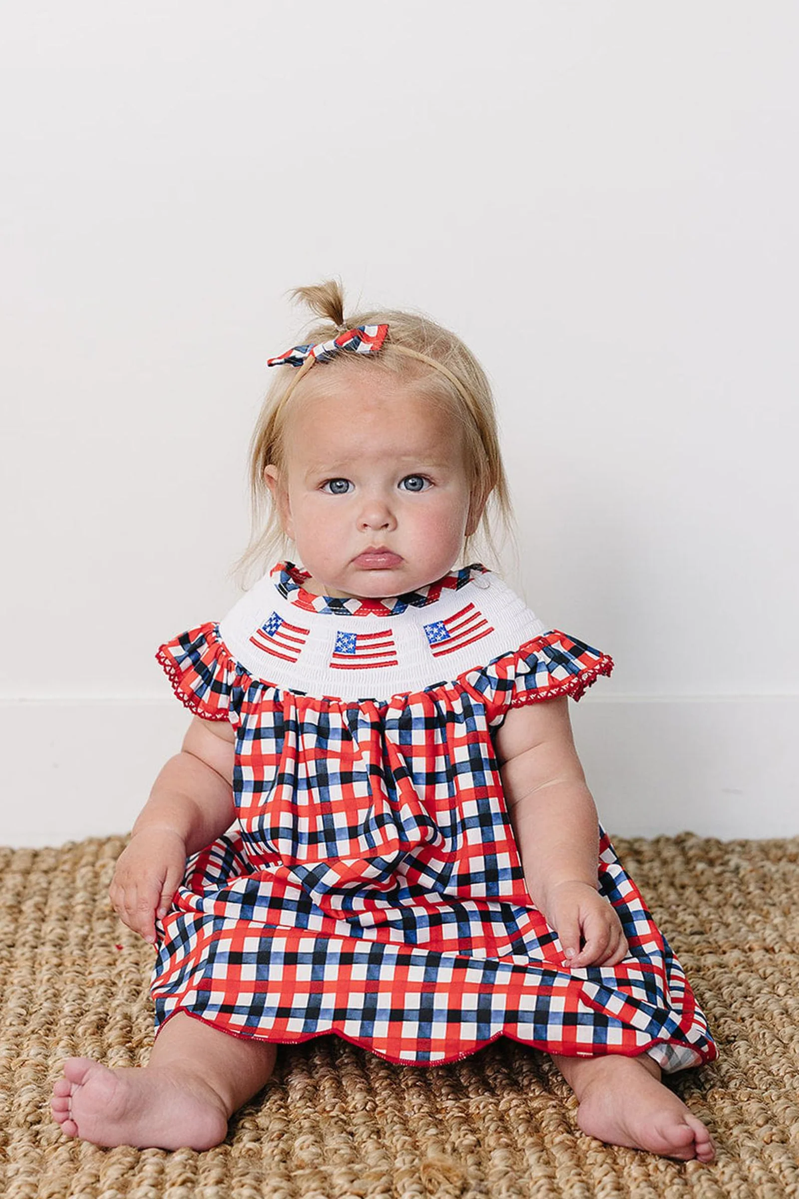 All American Plaid Hair Bows - Image 6