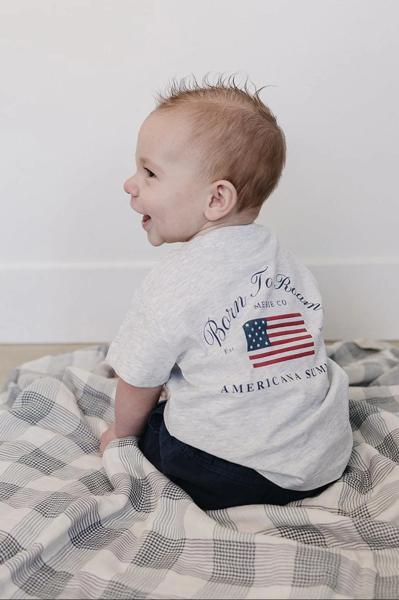 Mebie Baby Americana Summer Cotton T-Shirt, Baby - Kids