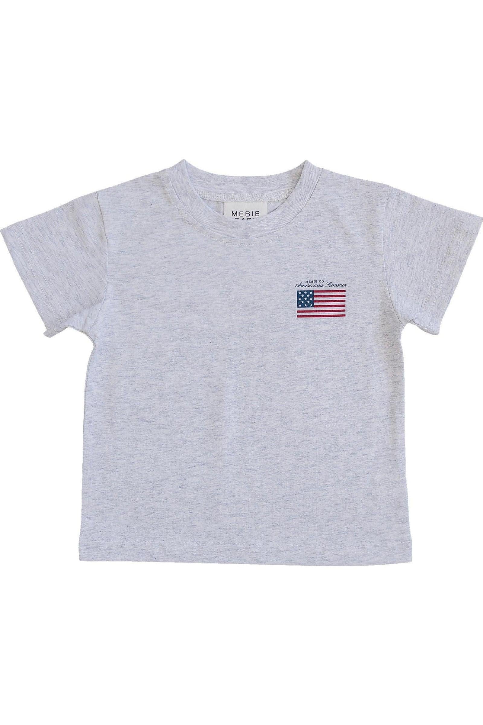 Mebie Baby Americana Summer Cotton T-Shirt, Baby - Kids - Image 2