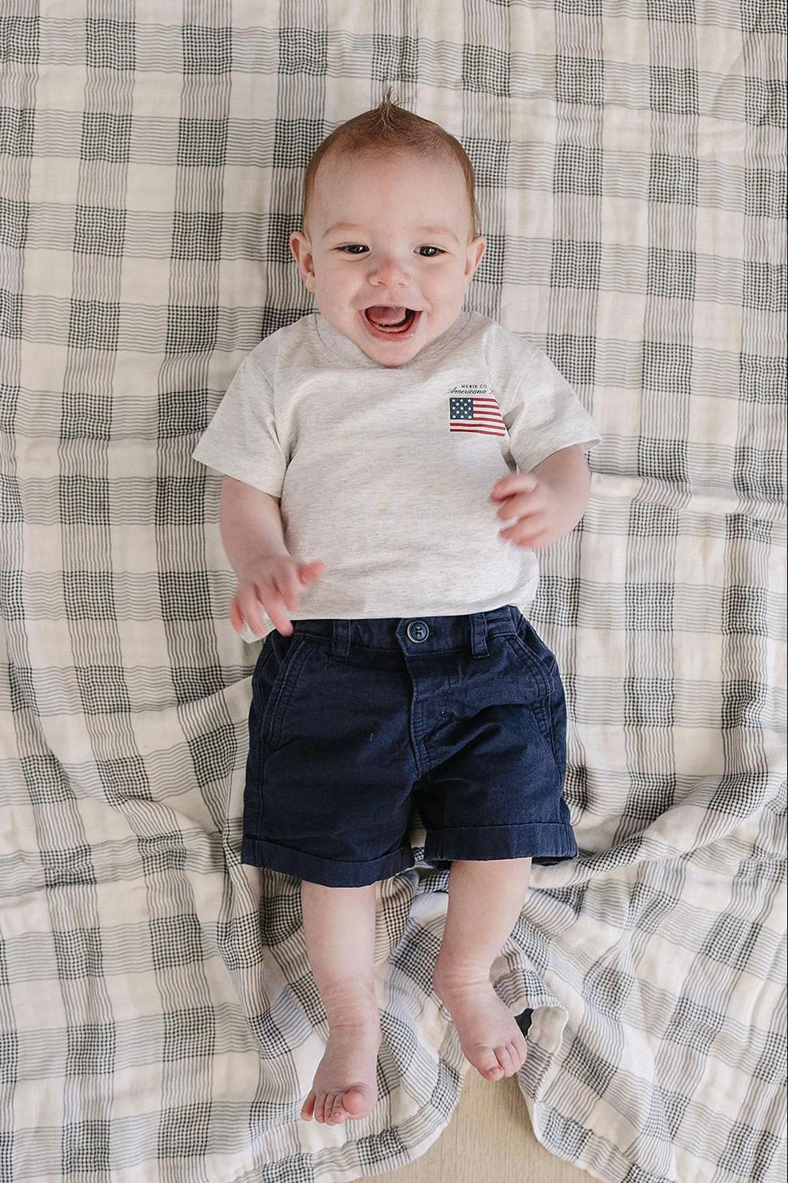 Mebie Baby Americana Summer Cotton T-Shirt, Baby - Kids - Image 3