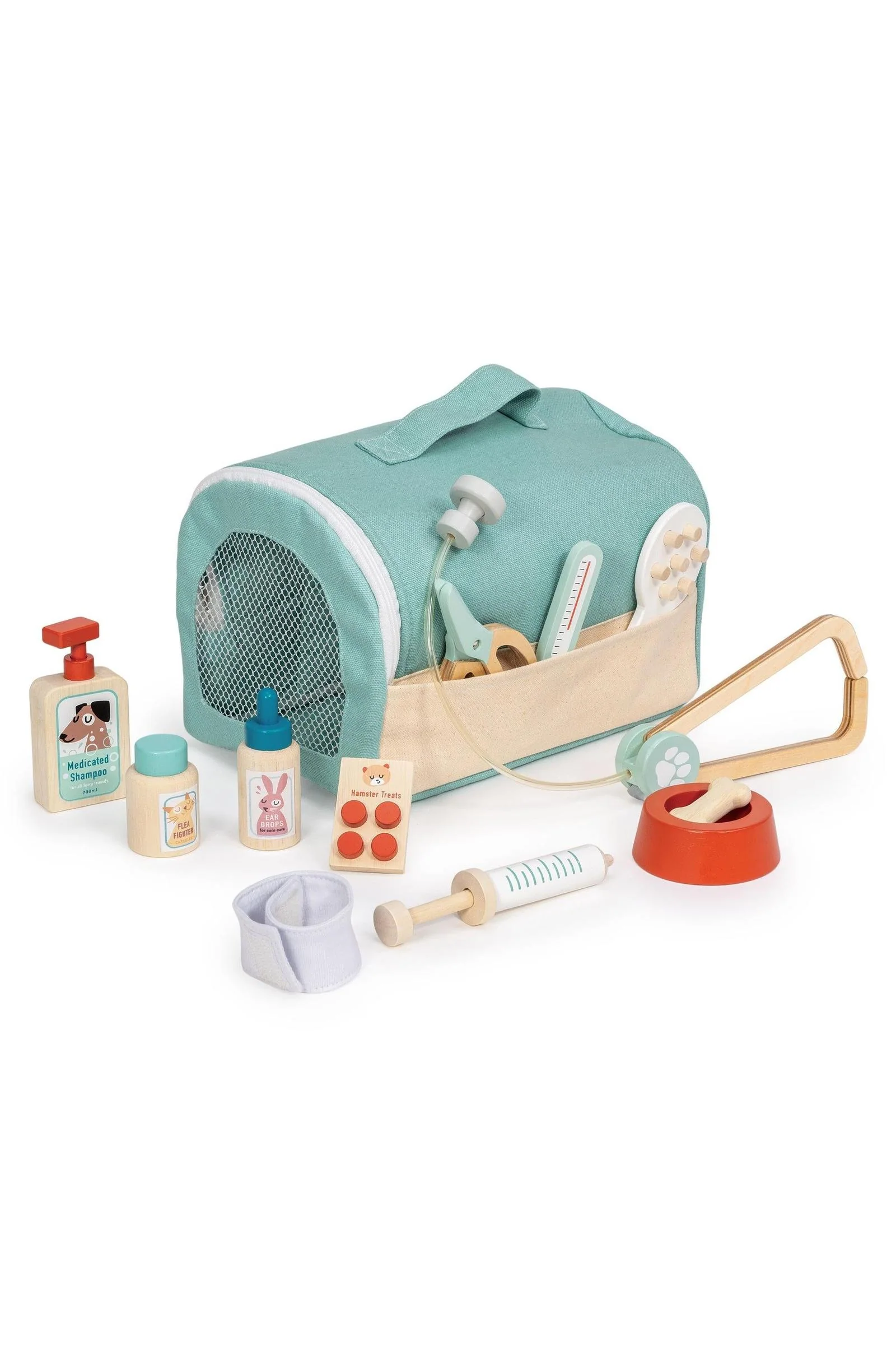 Tender Leaf Wooden Toys, Animal Rescue Vet Case