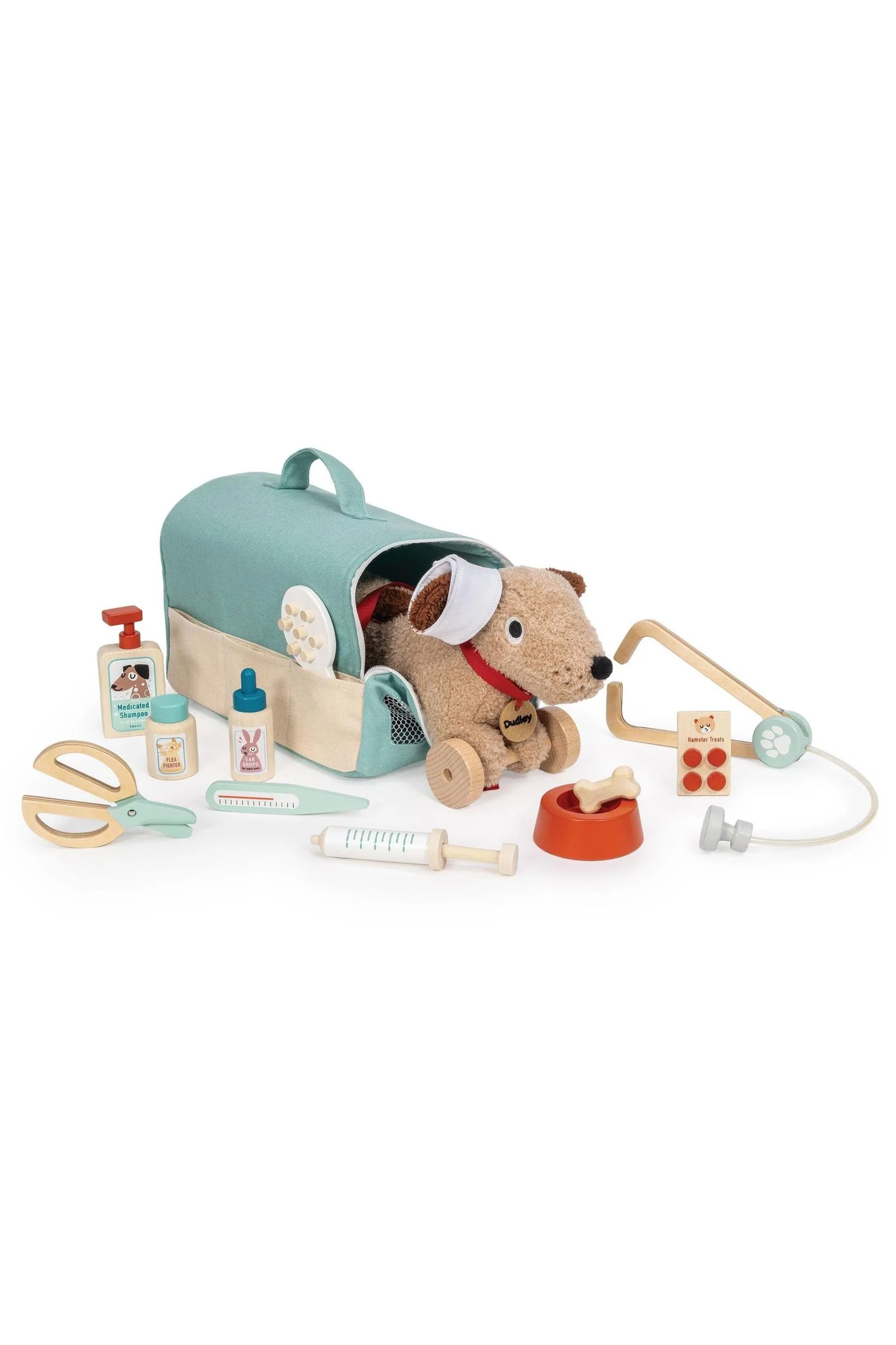 Tender Leaf Wooden Toys, Animal Rescue Vet Case - Image 3