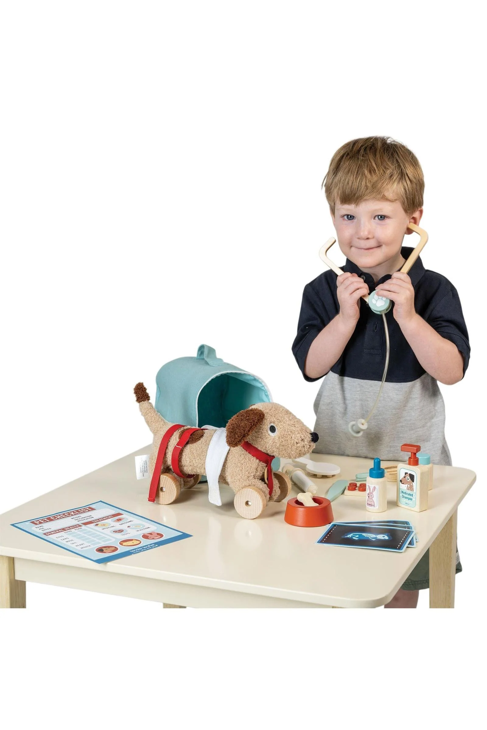 Tender Leaf Wooden Toys, Animal Rescue Vet Case - Image 7