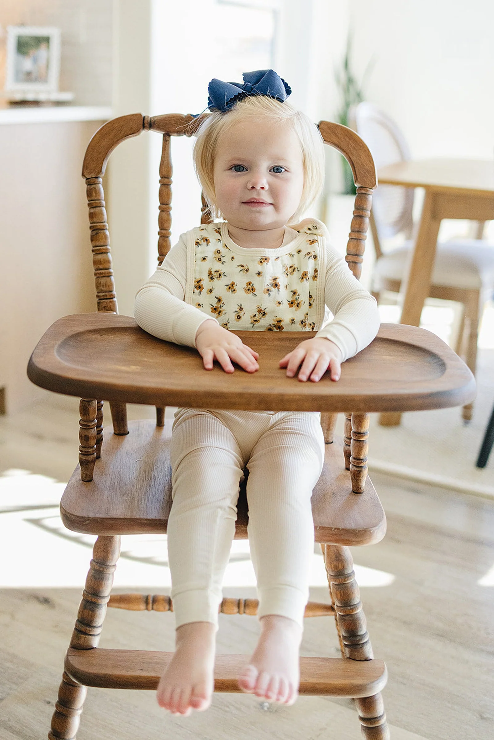 Mebie Baby Autumn Bloom Classic Muslin Bib, 100% Cotton, Baby Essentials
