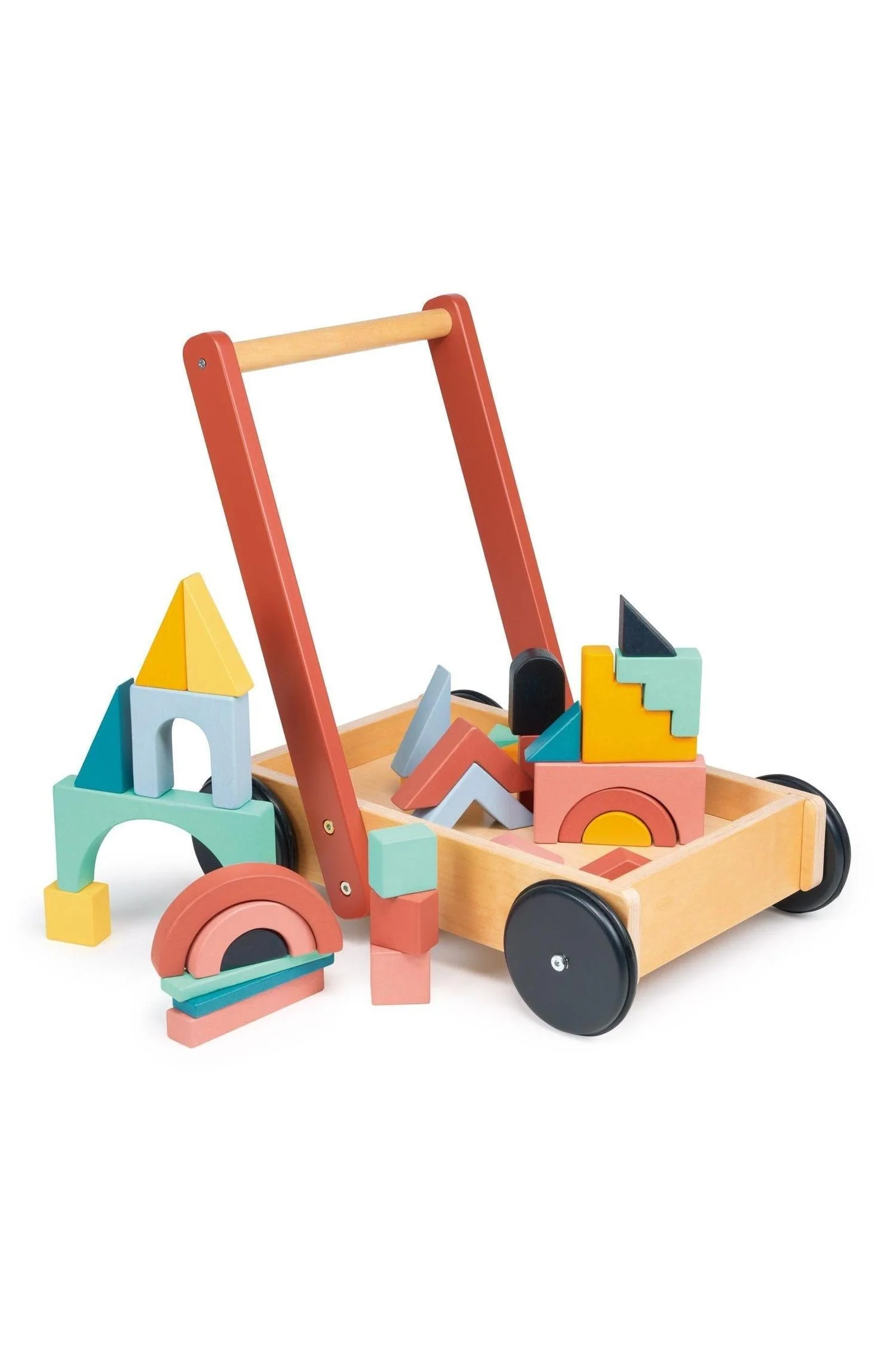 Mentari Wooden Toys, Bambino Block Trolley