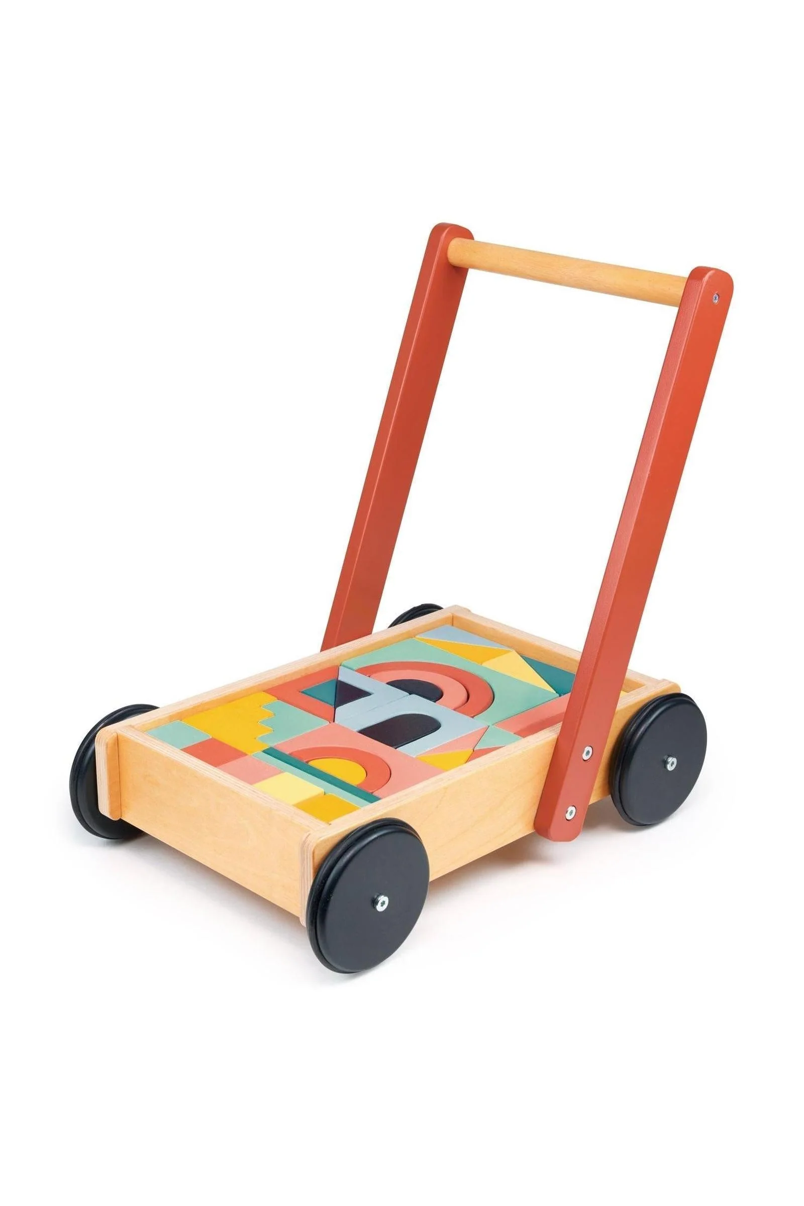 Mentari Wooden Toys, Bambino Block Trolley - Image 2