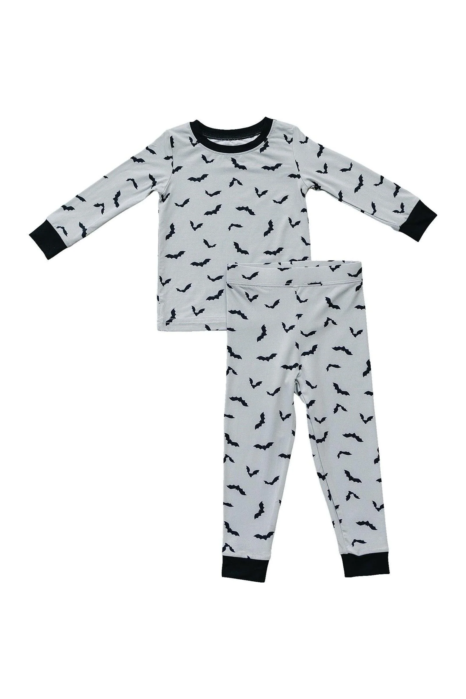Mebie Baby Midnight Bats Sleepwear Pajama Set, Bamboo, Gender Neutral, Baby, Toddler & Kids - Image 2
