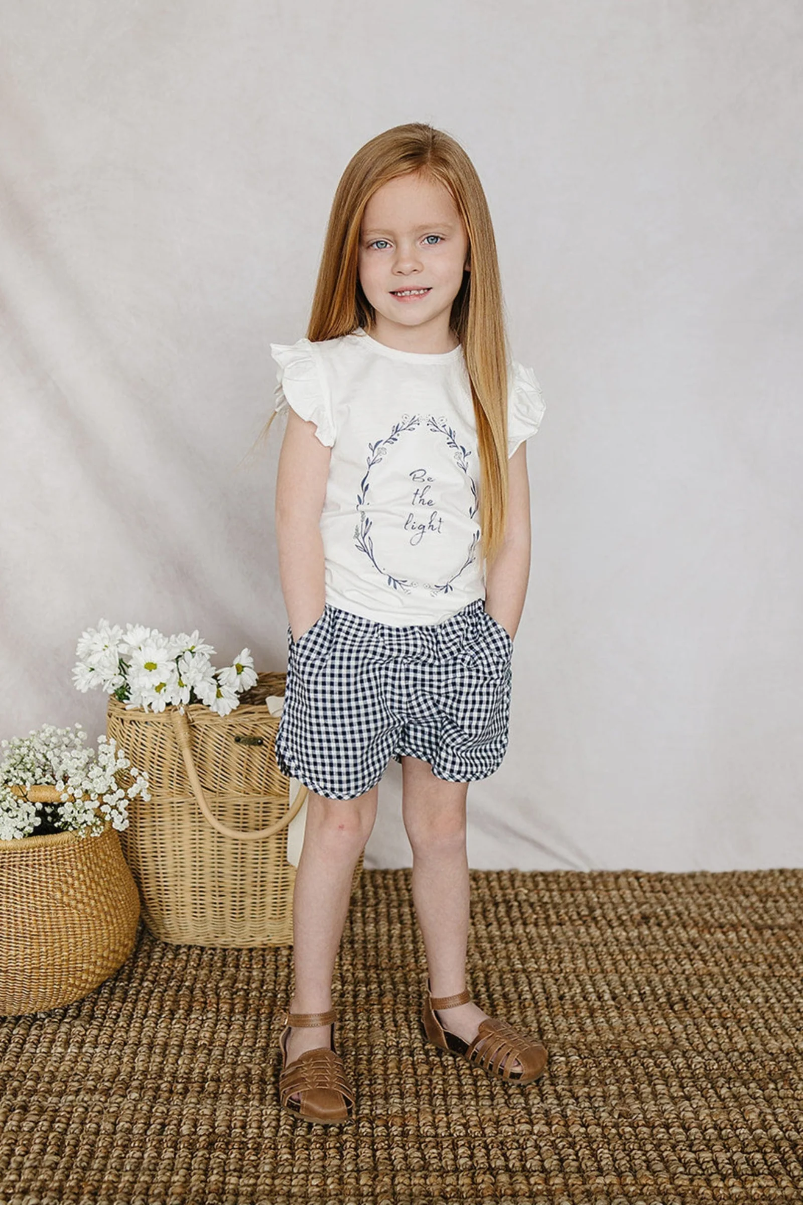 Mebie Baby Be The Light Ruffle T-Shirt, Cotton, Baby, Toddler & Kids