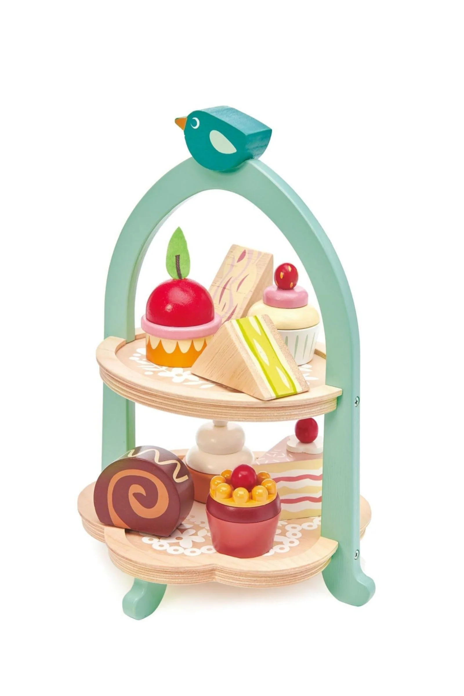Tender Leaf Wooden Toys, Birdie Afternoon Tea Stand