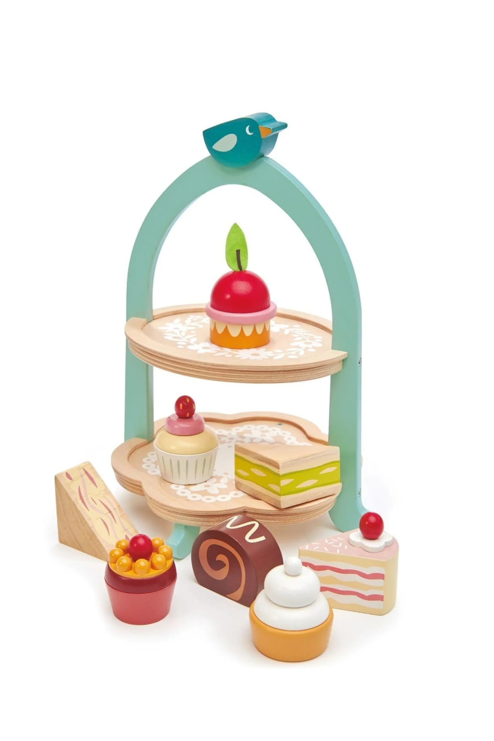 Tender Leaf Wooden Toys, Birdie Afternoon Tea Stand - Image 2
