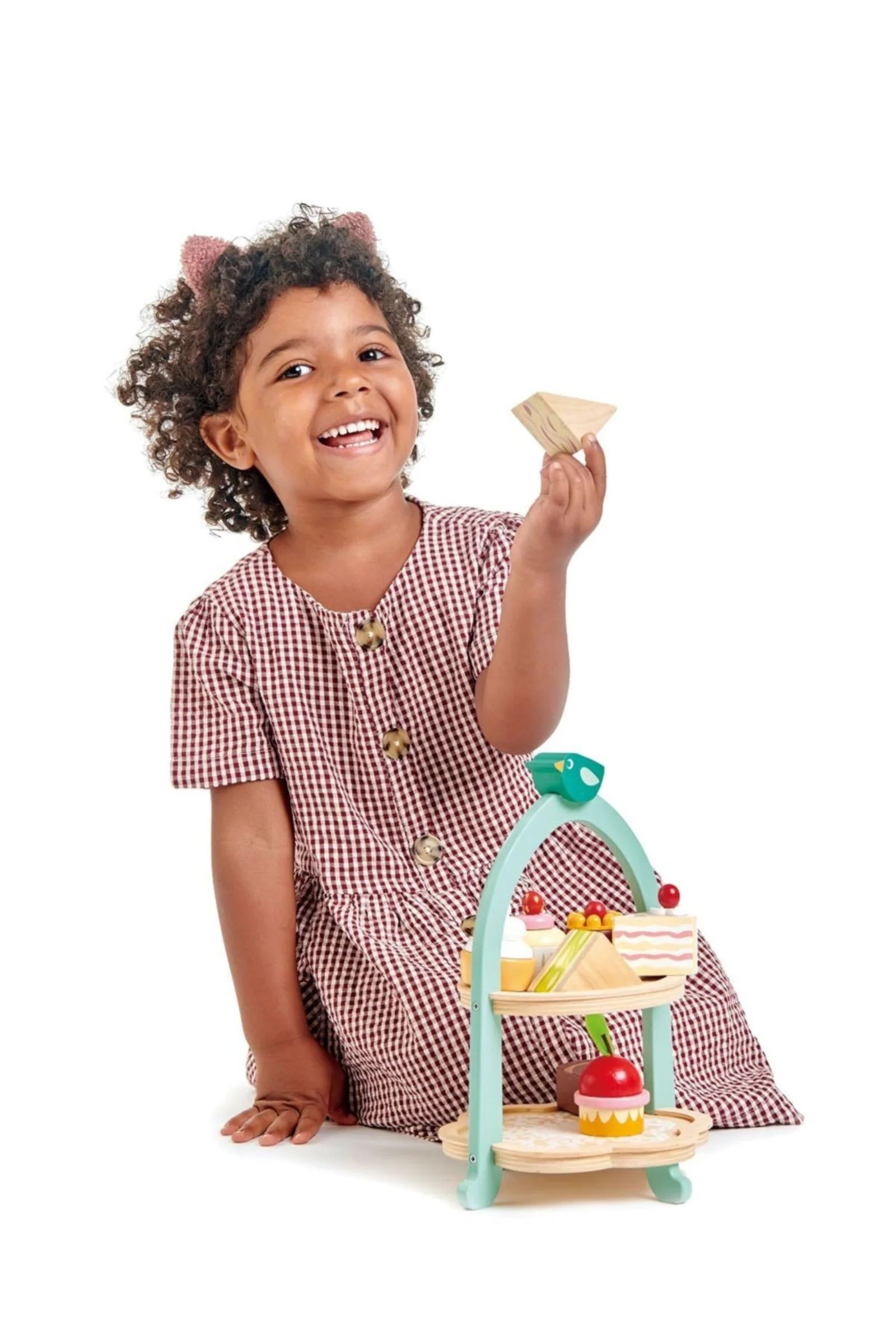 Tender Leaf Wooden Toys, Birdie Afternoon Tea Stand - Image 4