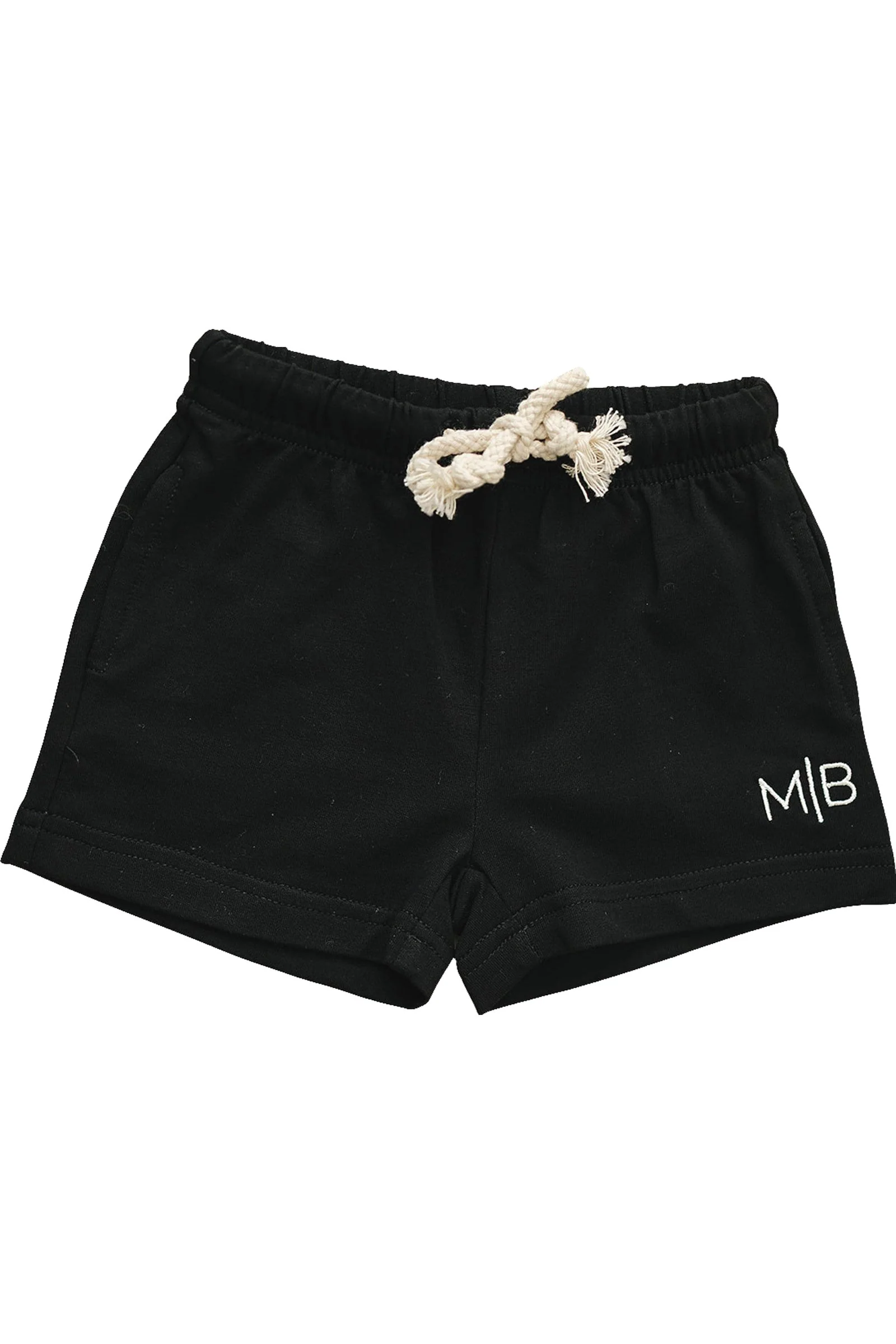 Mebie Baby Cotton Black Pocket Shorts for Boys, Baby - Kids - Image 2