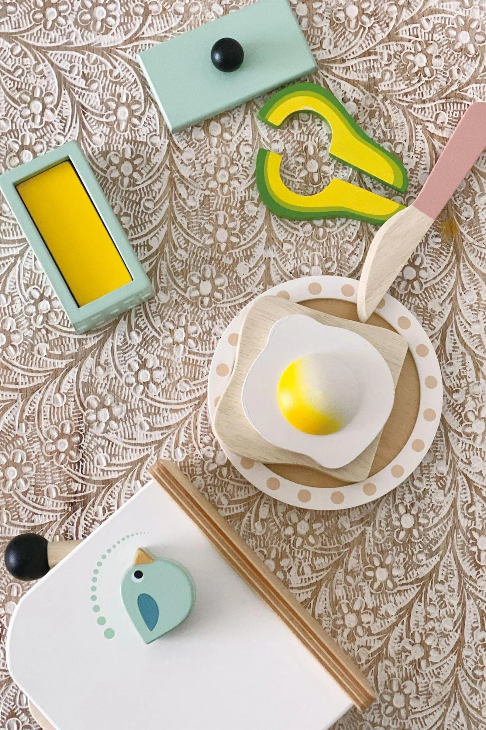 Tender Leaf Wooden Toys, Breakfast Toaster Set - Image 4