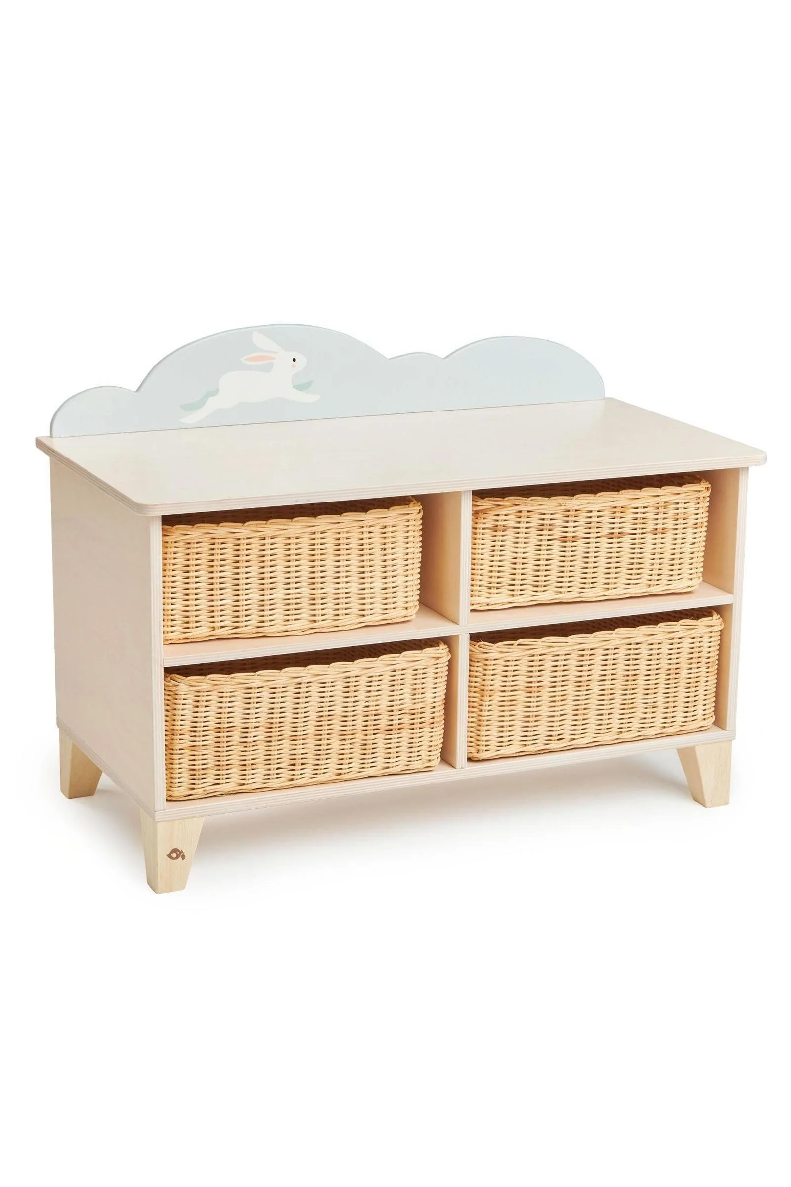 Tender Leaf Wooden Toys, Bunny Storage Unit, Toddler Furniture