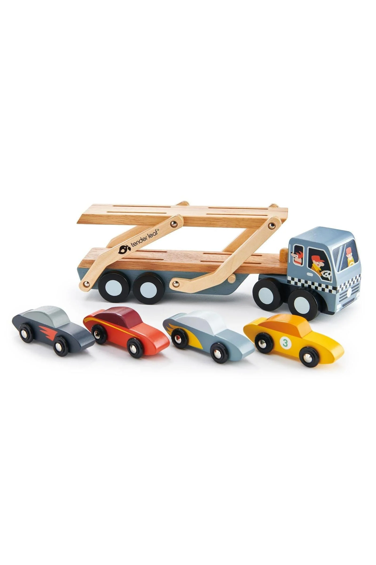 Tender Leaf Wooden Toys, Car Transporter - Image 3