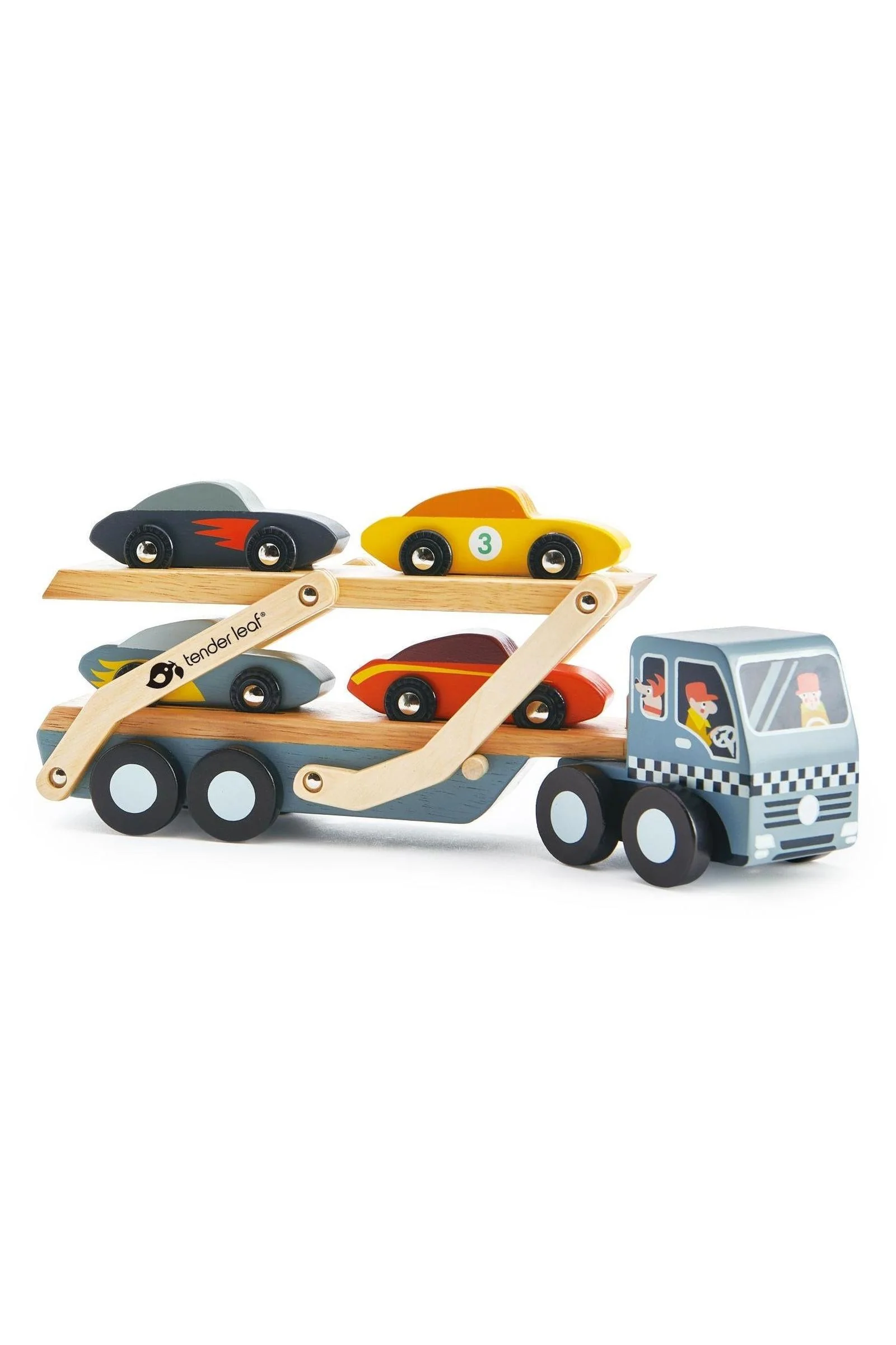 Tender Leaf Wooden Toys, Car Transporter - Image 4