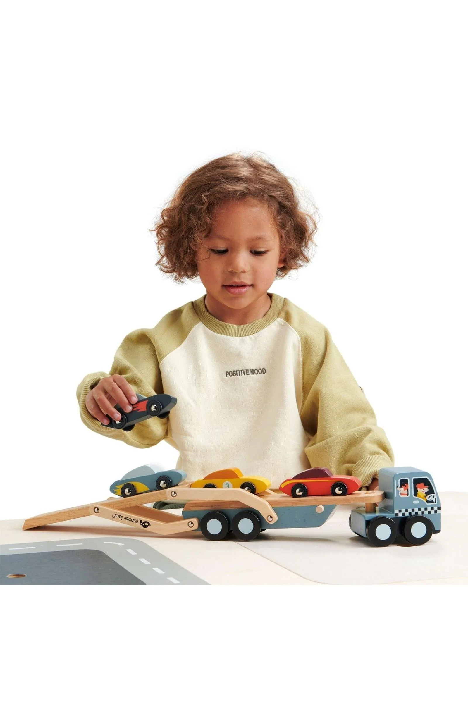 Tender Leaf Wooden Toys, Car Transporter - Image 7