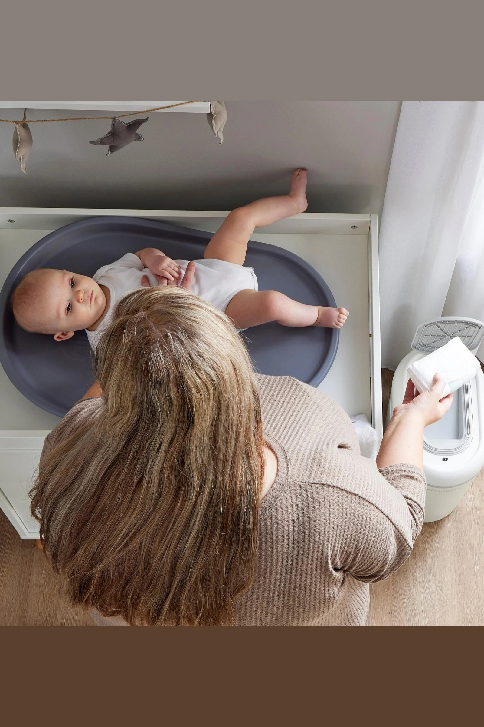 Shnuggle Eco-Touch Nappy Bin Diaper Pail - Image 18