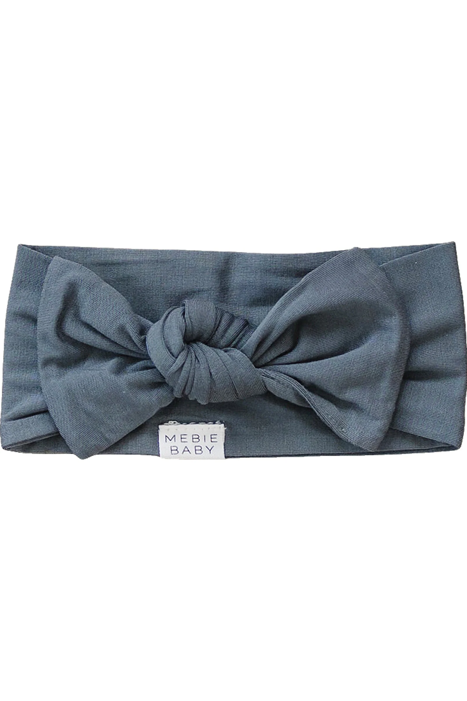 Mebie Baby Baby Girl Charcoal Head Wrap, Bamboo, Baby - Image 2