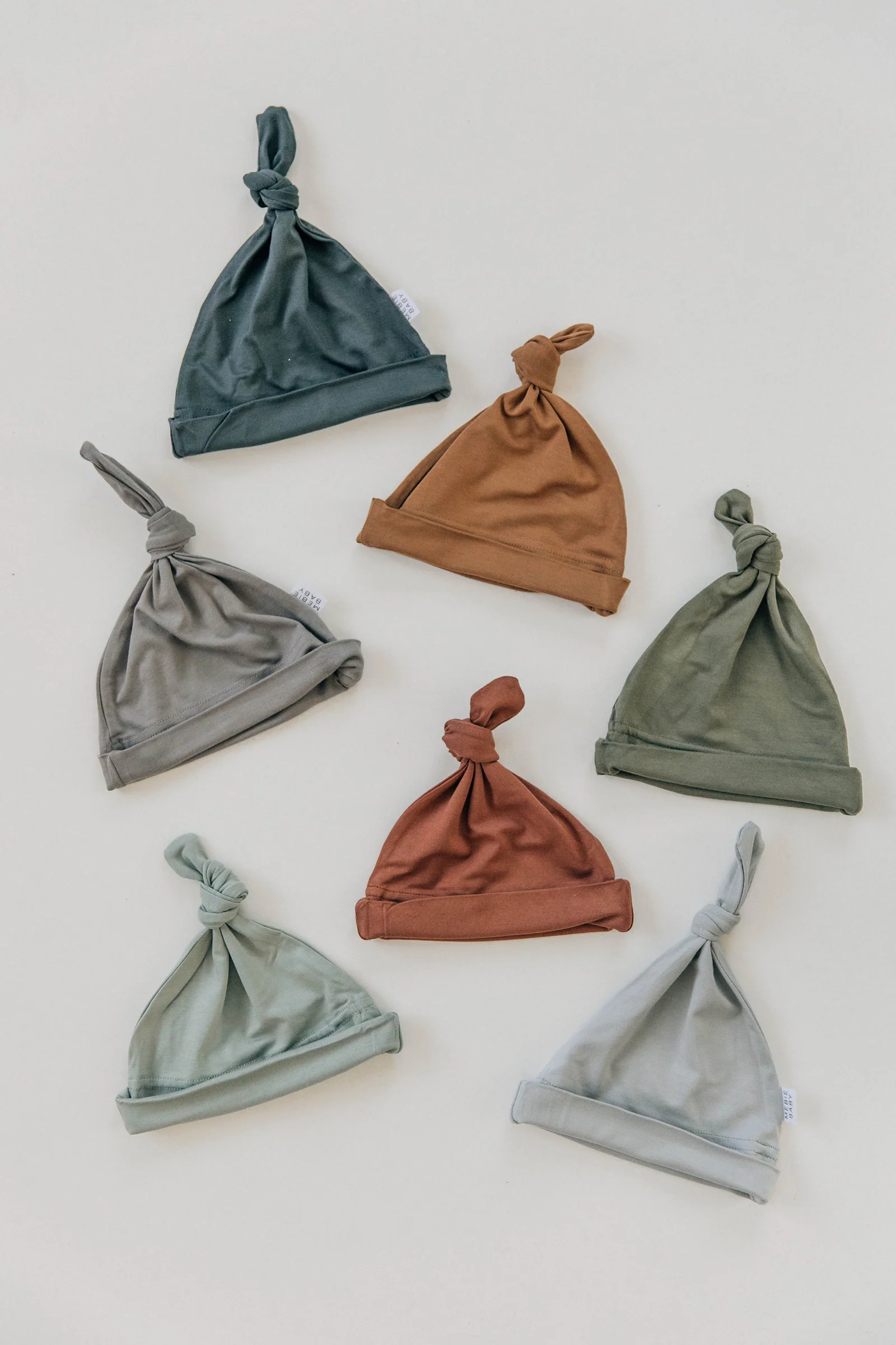 Mebie Baby Charcoal Knot Hat, Bamboo, Newborn, Baby Essentials - Image 3