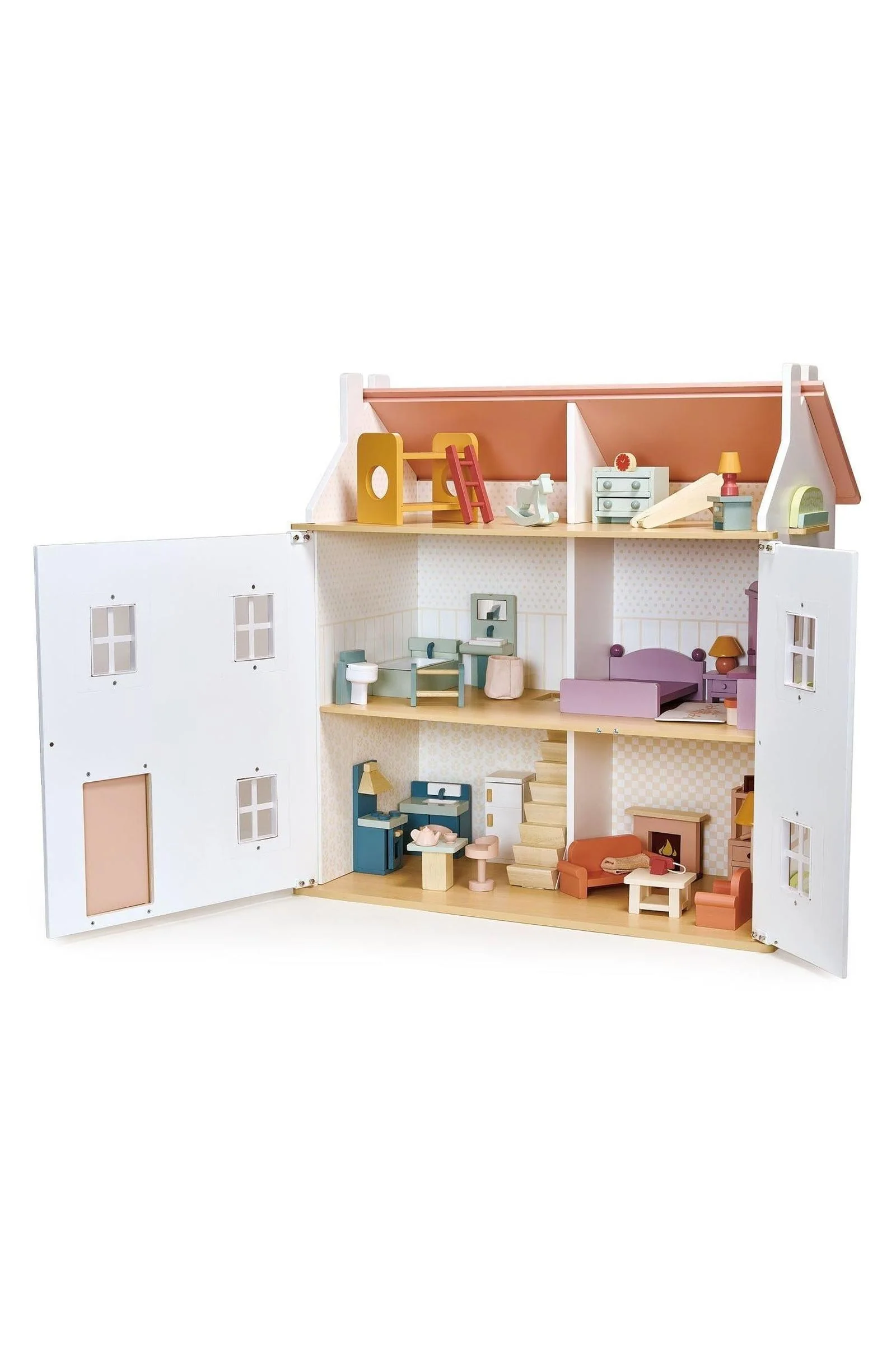 Mentari Wooden Toys, Clover Dollhouse - Image 5