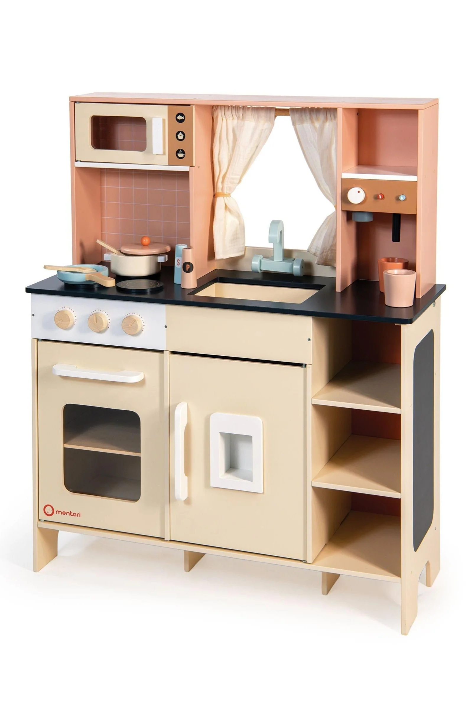 Mentari Wooden Toys, Cream Play Kitchen - Image 3