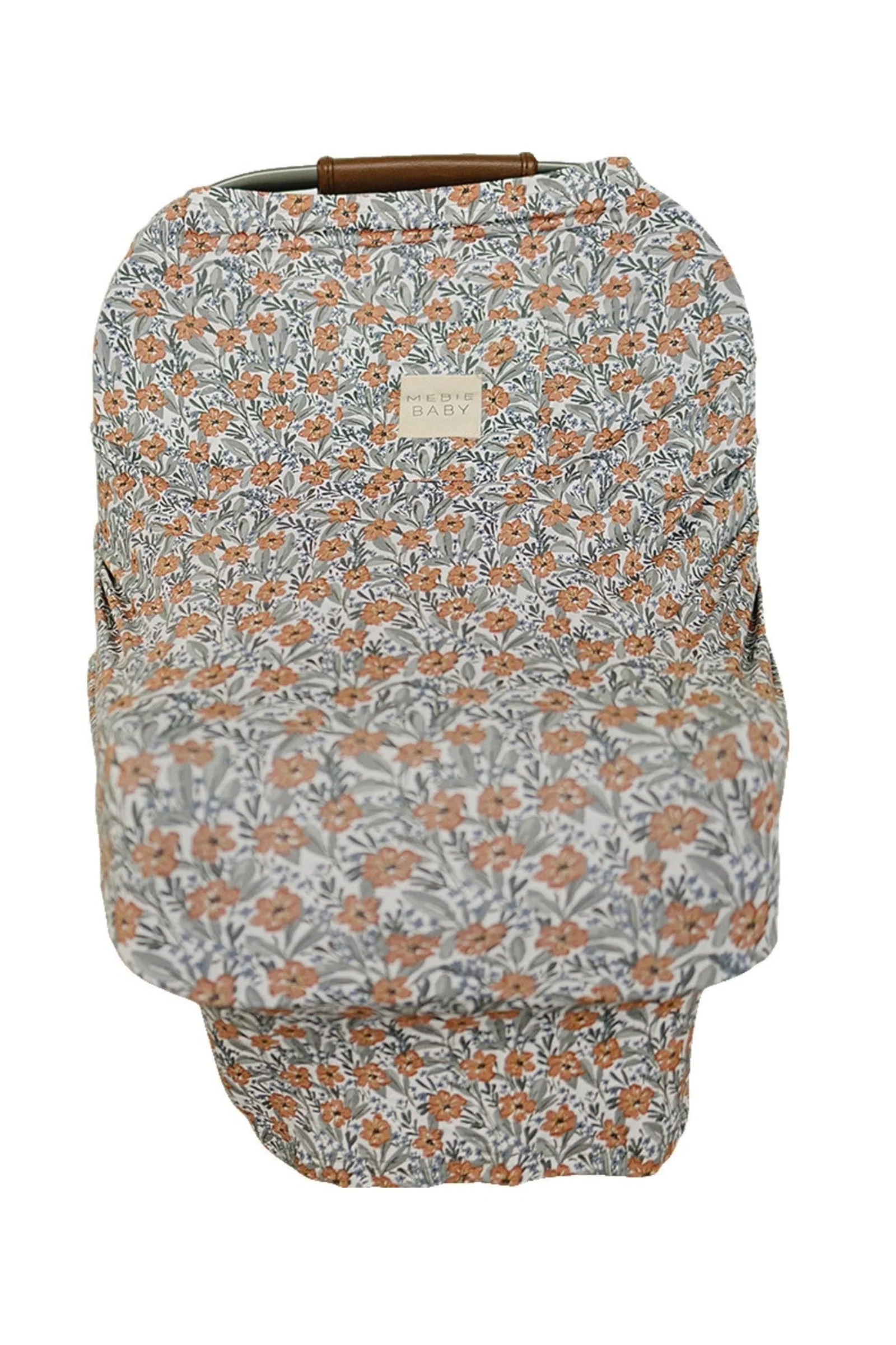 Mebie Baby Dainty Meadow Multi-Use, Bamboo,, Car Seat & Nursing Cover, Baby - Image 2