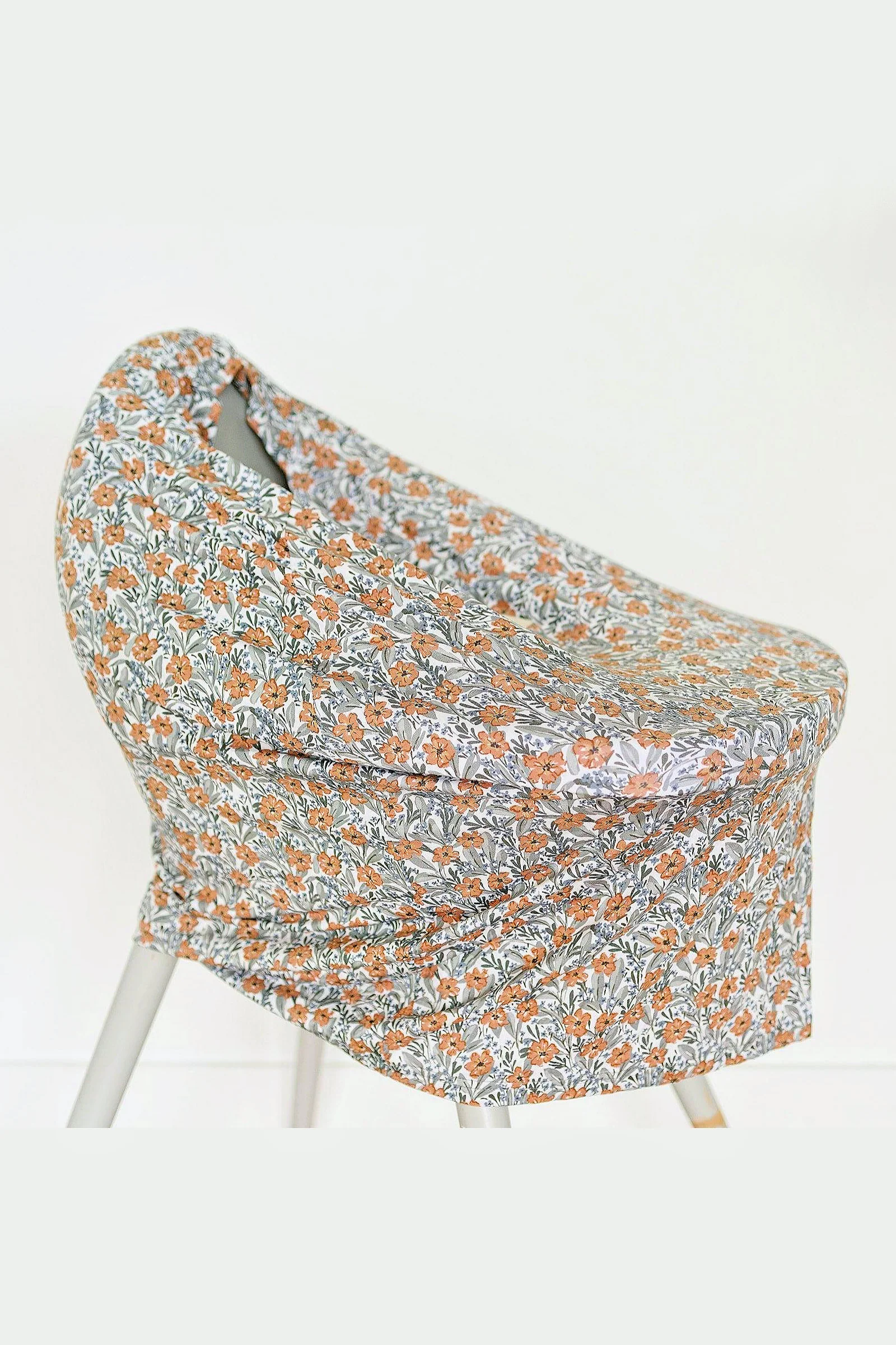 Mebie Baby Dainty Meadow Multi-Use, Bamboo,, Car Seat & Nursing Cover, Baby - Image 4