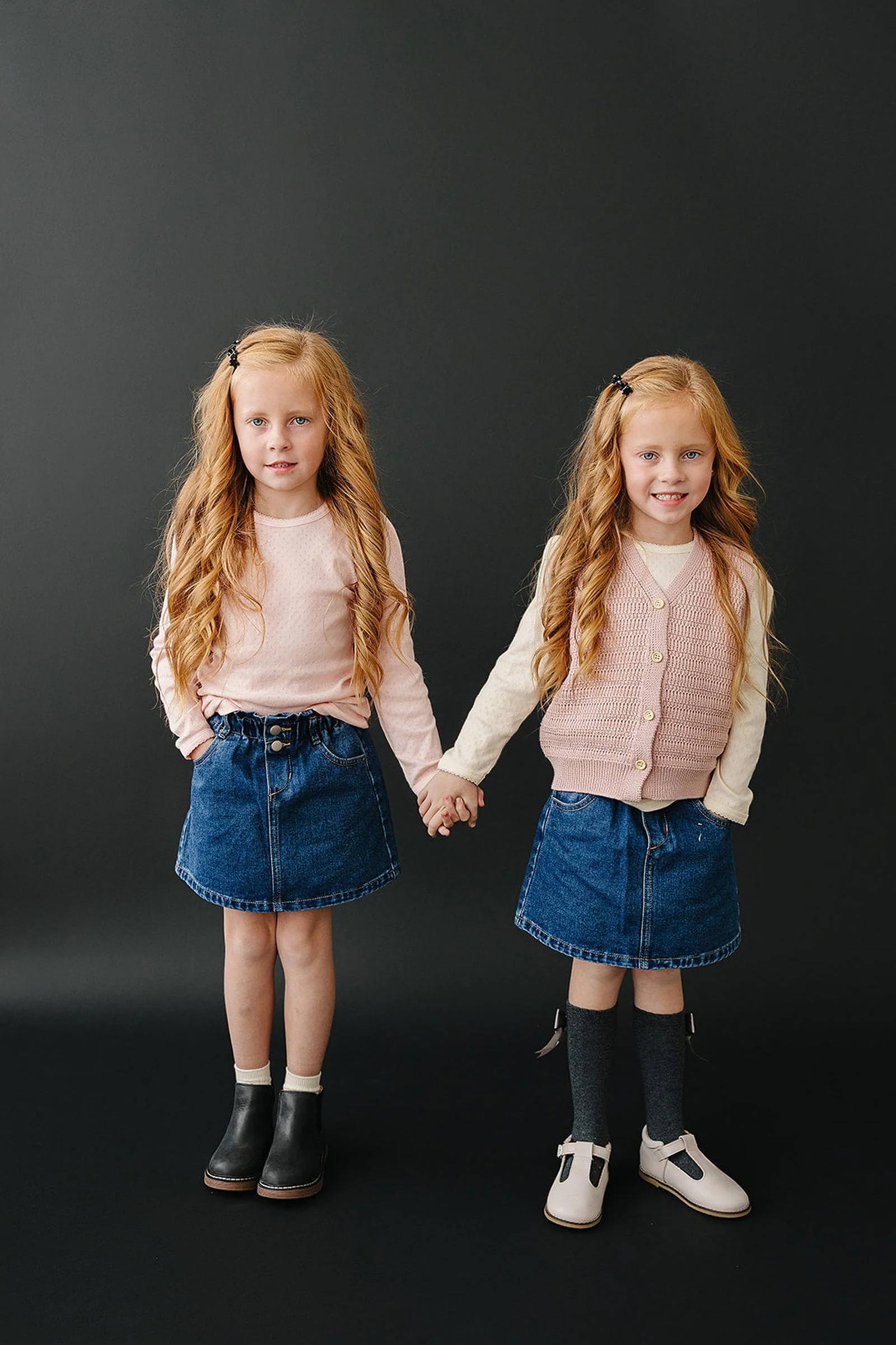Mebie Baby Dark Wash Denim Skirt, 100% Cotton, Baby, Toddler & Kids - Image 3