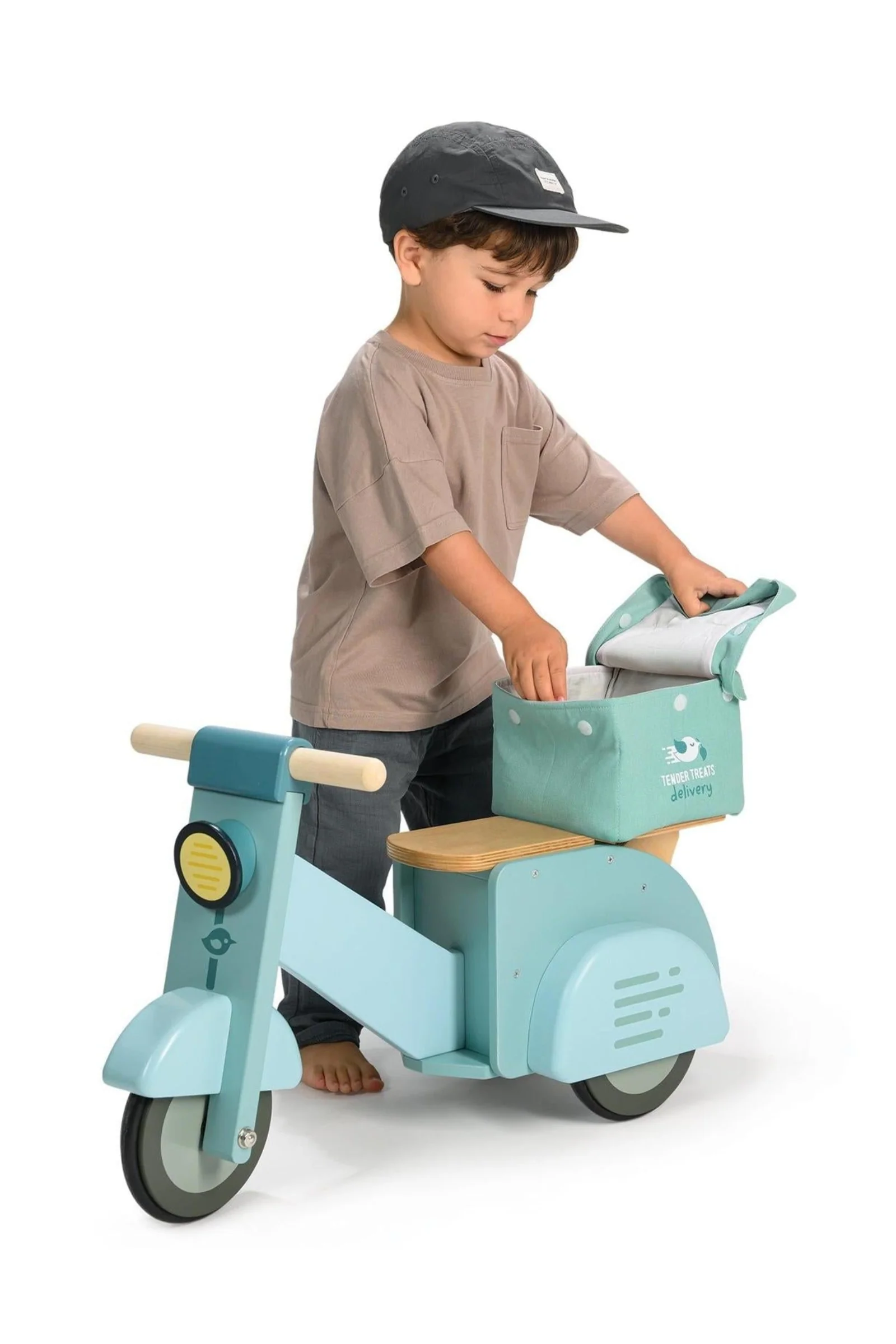 Tender Leaf Wooden Toys, Delivery Scooter - Image 4