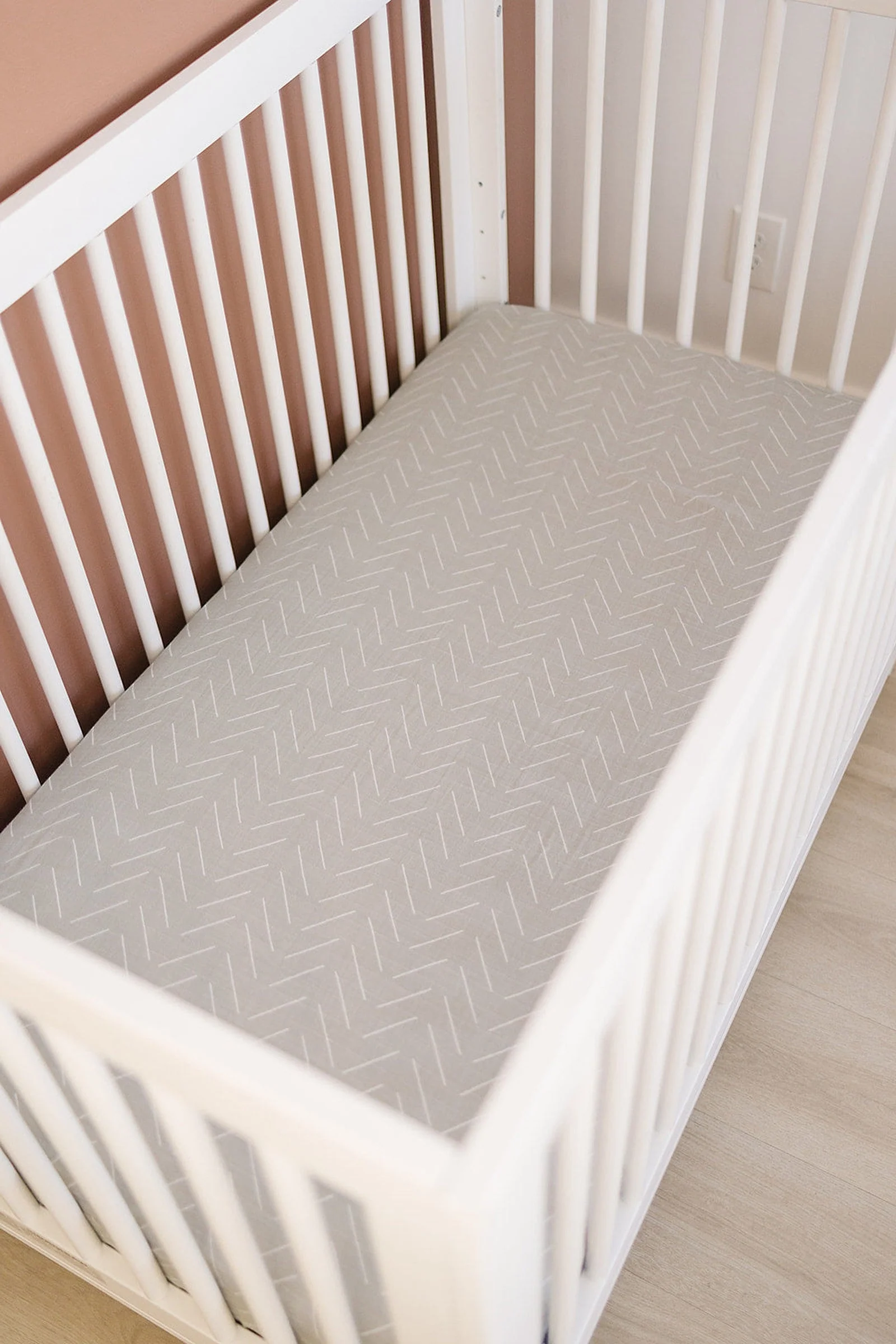Mebie Baby Desert Sage Muslin Crib Sheet, 100% Cotton, Baby Essentials