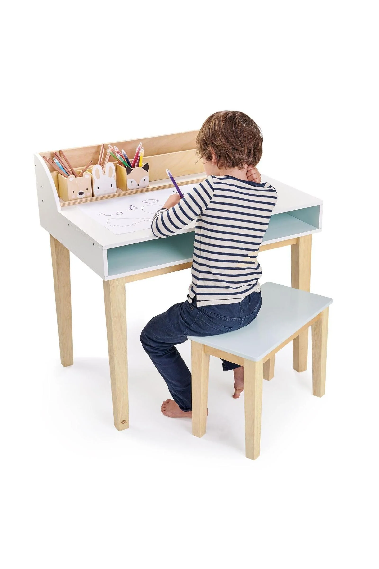 Tender Leaf Forest Animals Desk and Chair, Toddler Furniture, Sustainably Built - Image 4