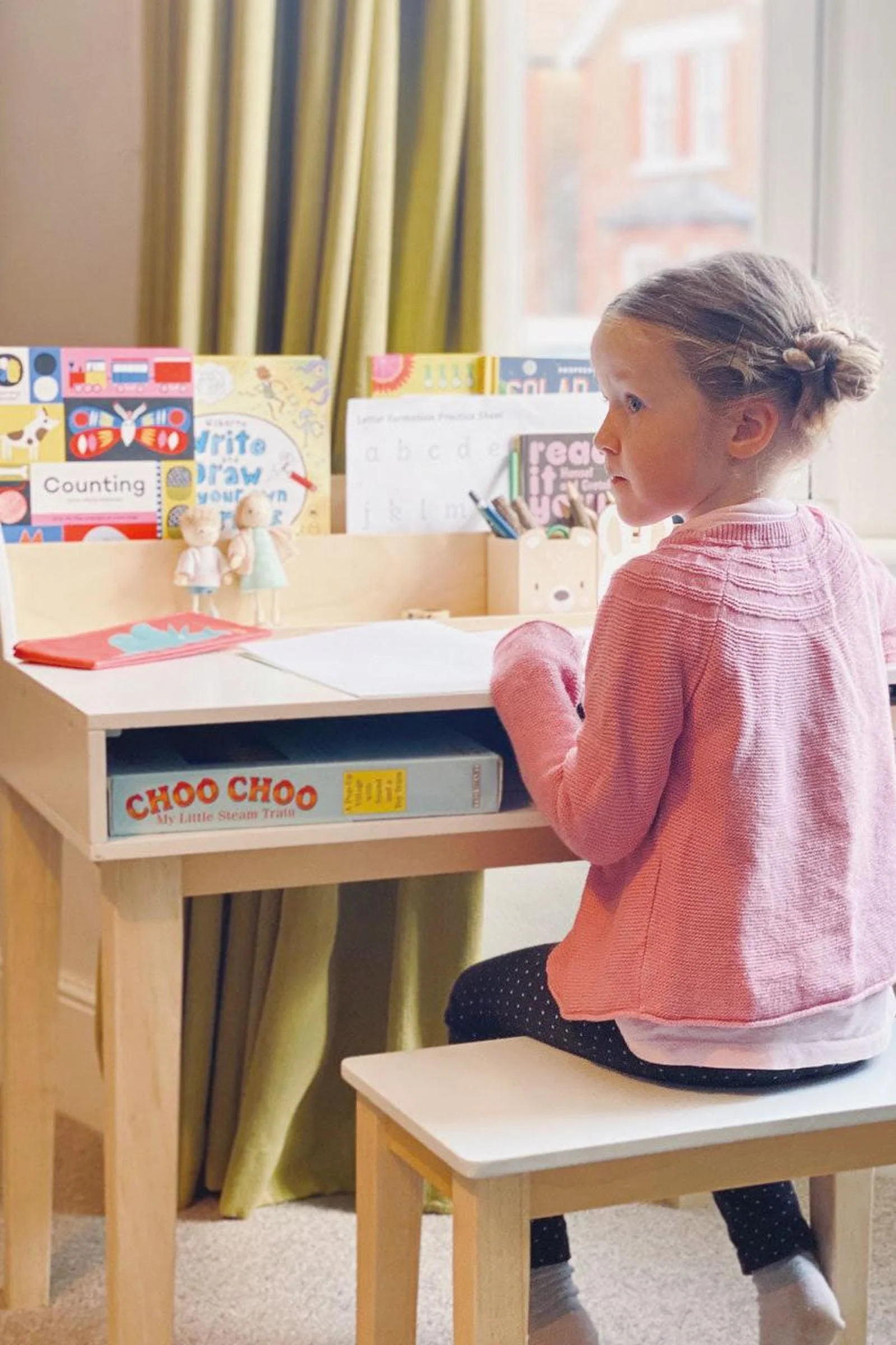 Tender Leaf Forest Animals Desk and Chair, Toddler Furniture, Sustainably Built - Image 7