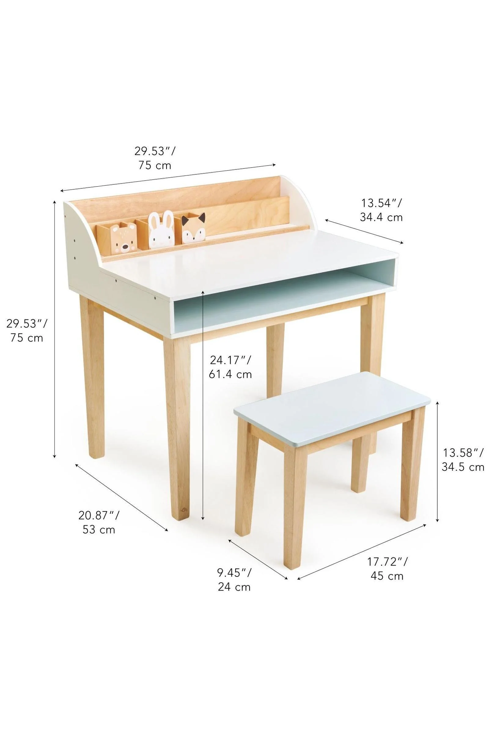 Tender Leaf Forest Animals Desk and Chair, Toddler Furniture, Sustainably Built - Image 8