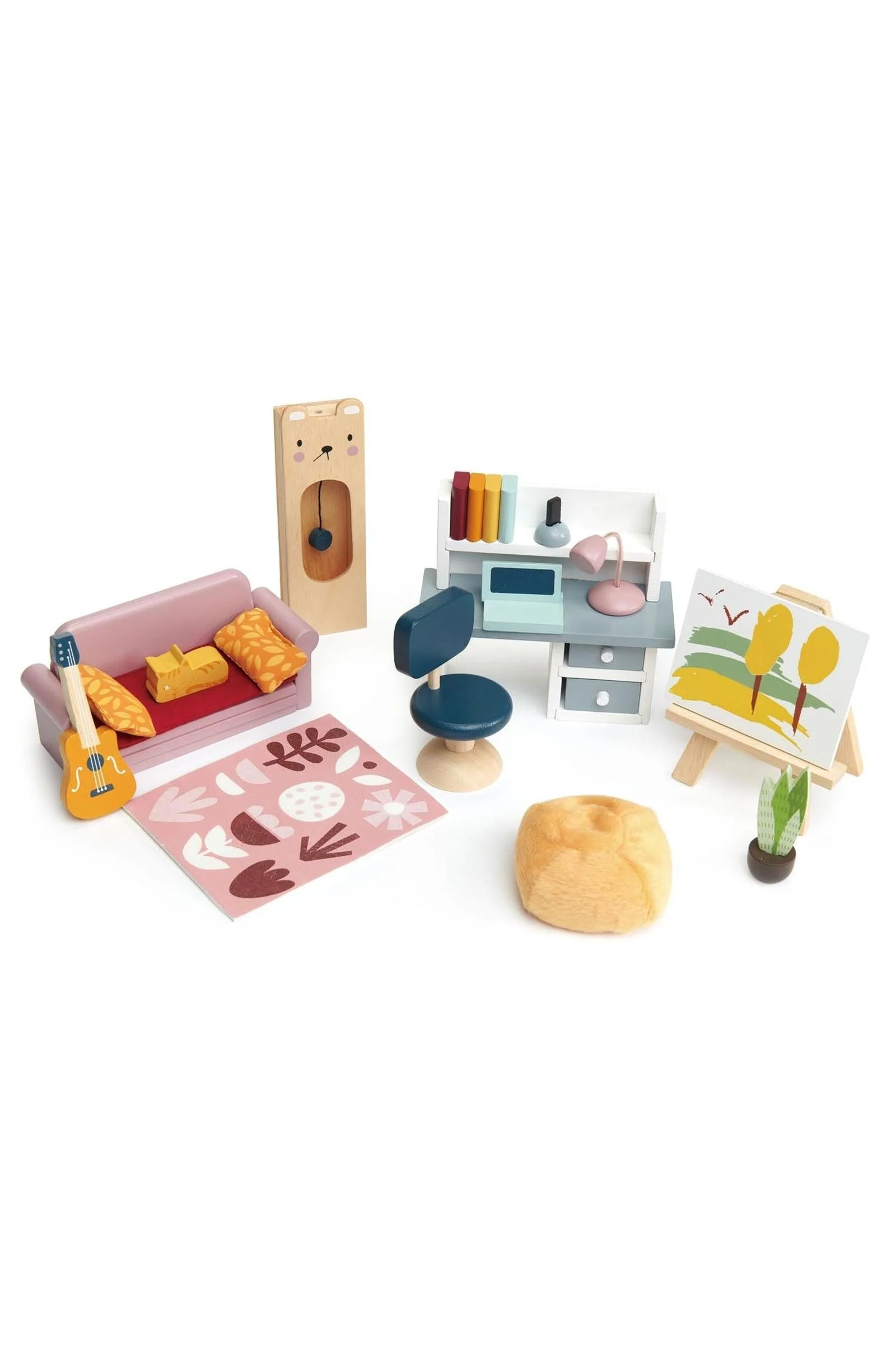 Tender Leaf Wooden Toys, Dollhouse Study Furniture - Image 3