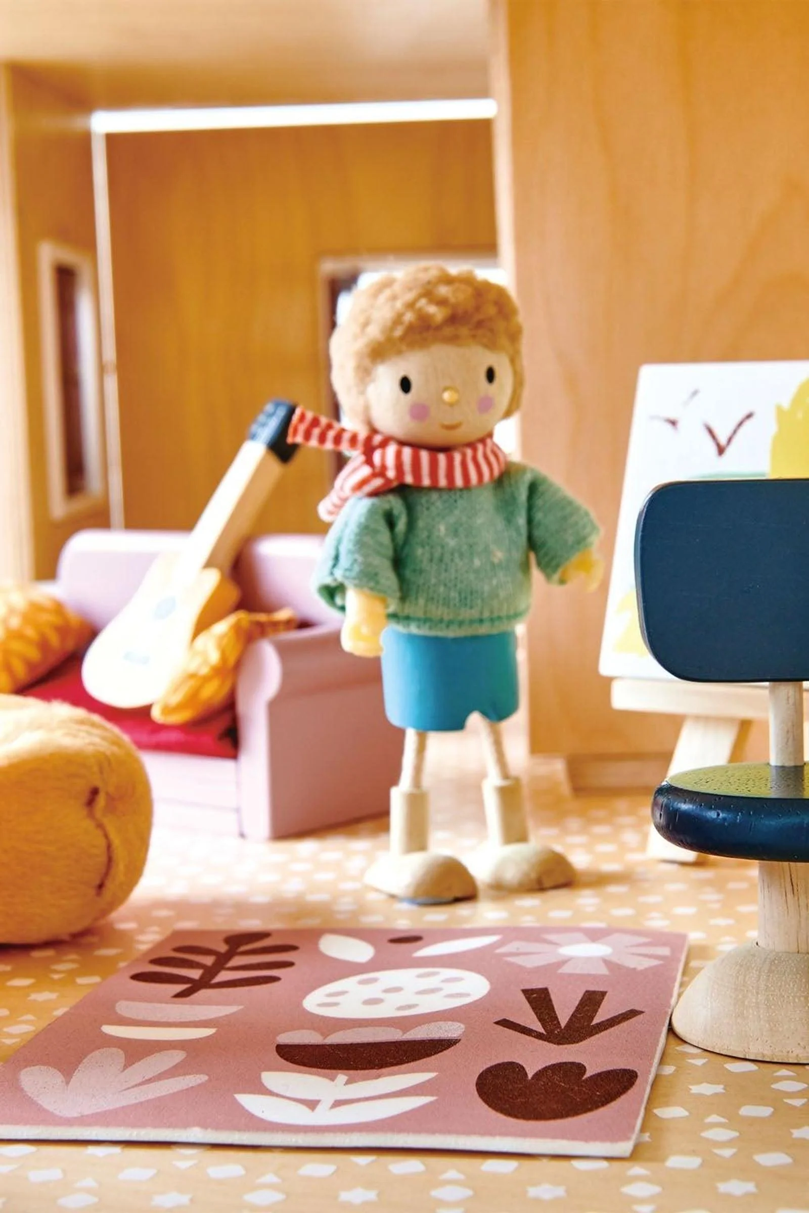 Tender Leaf Wooden Toys, Dollhouse Study Furniture - Image 4