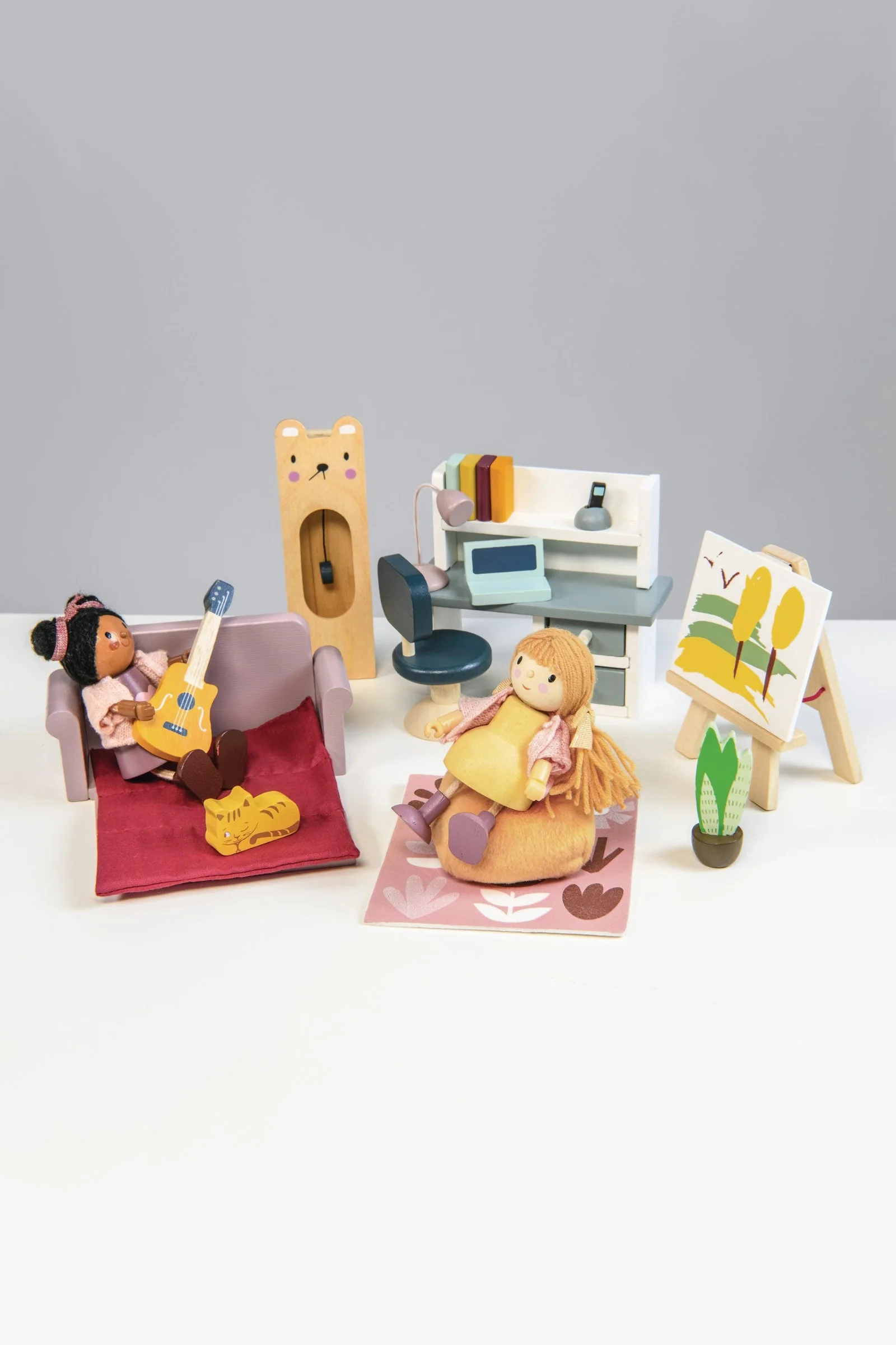 Tender Leaf Wooden Toys, Dollhouse Study Furniture - Image 8