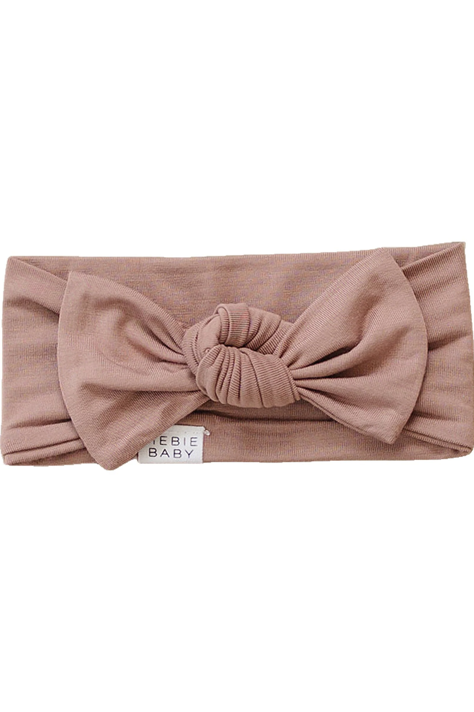 Mebie Baby Baby Girl Dusty Rose Head Wrap, Bamboo, Baby - Image 2