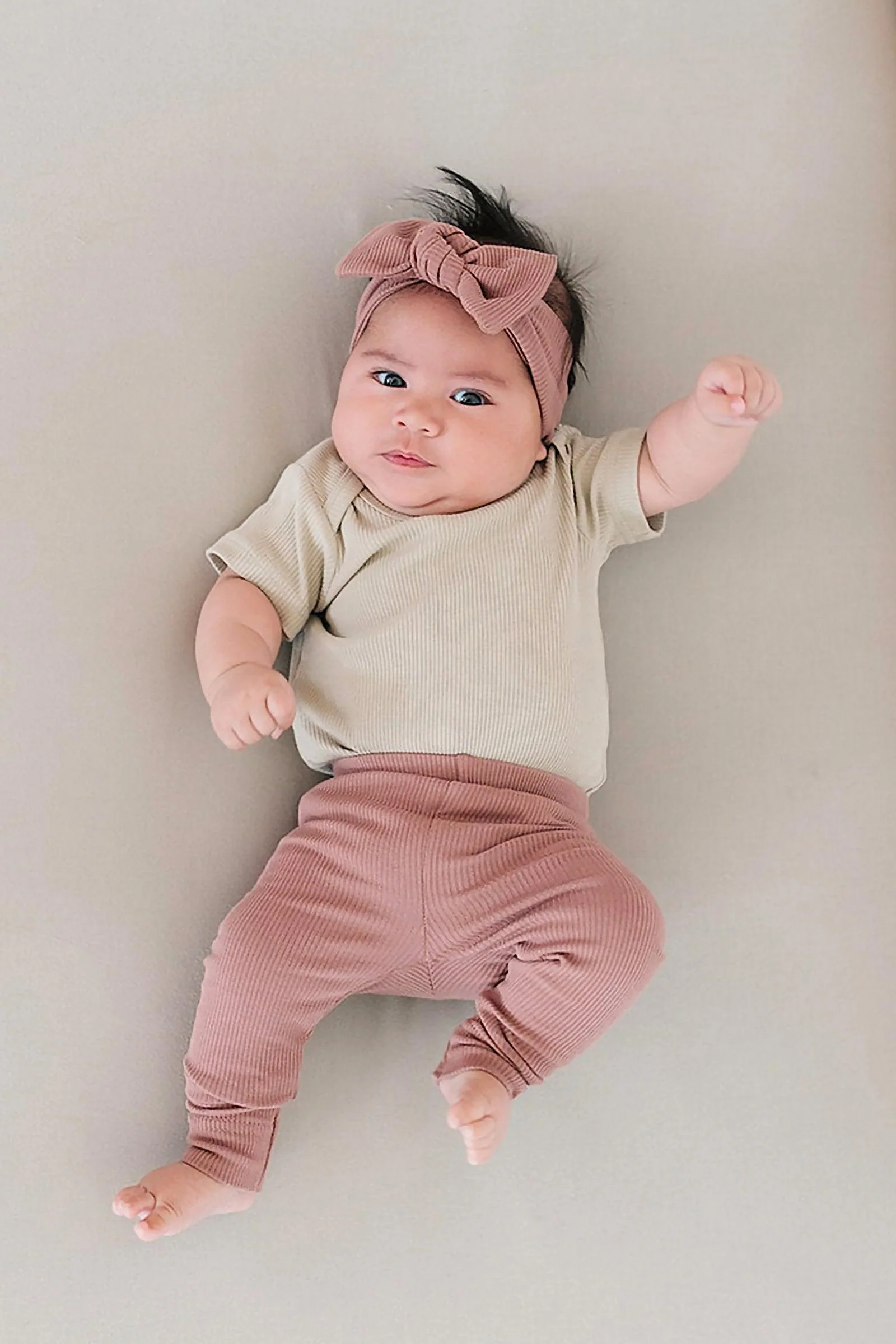 Mebie Baby Dusty Rose Leggings, Baby & Toddler, Organic Cotton