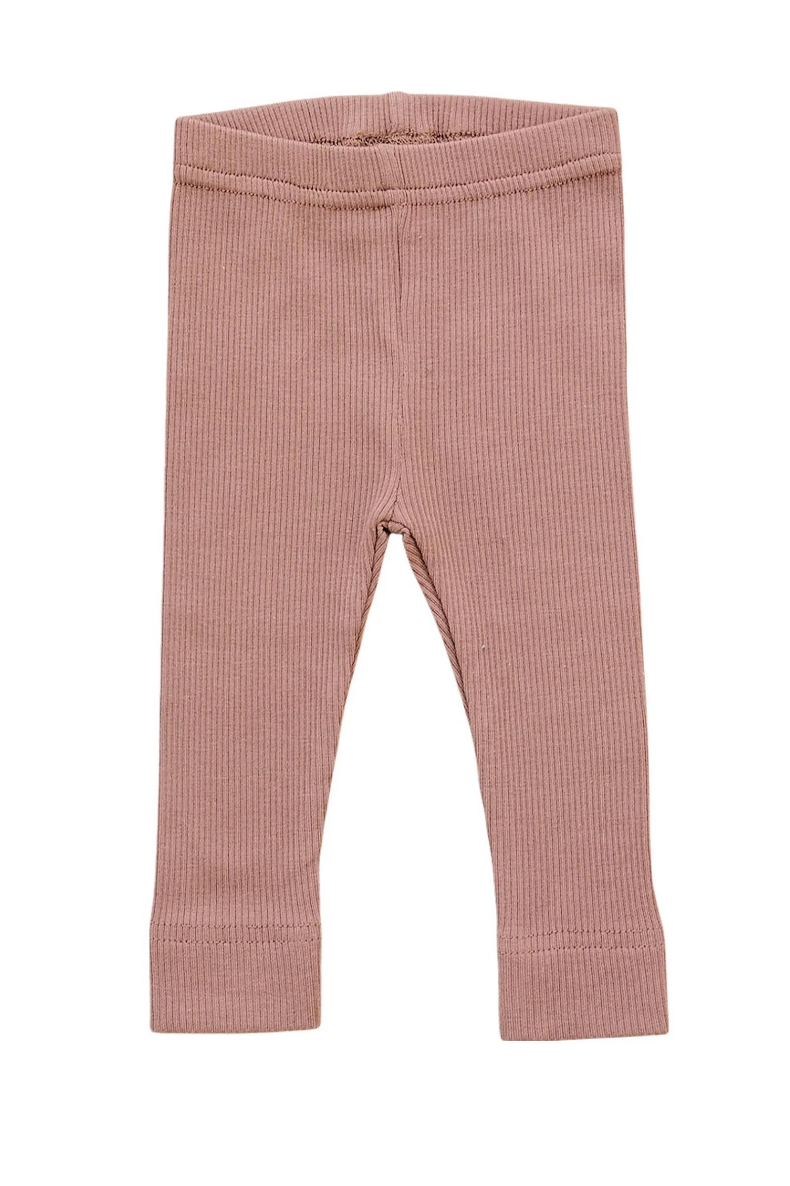 Mebie Baby Dusty Rose Leggings, Baby & Toddler, Organic Cotton - Image 2